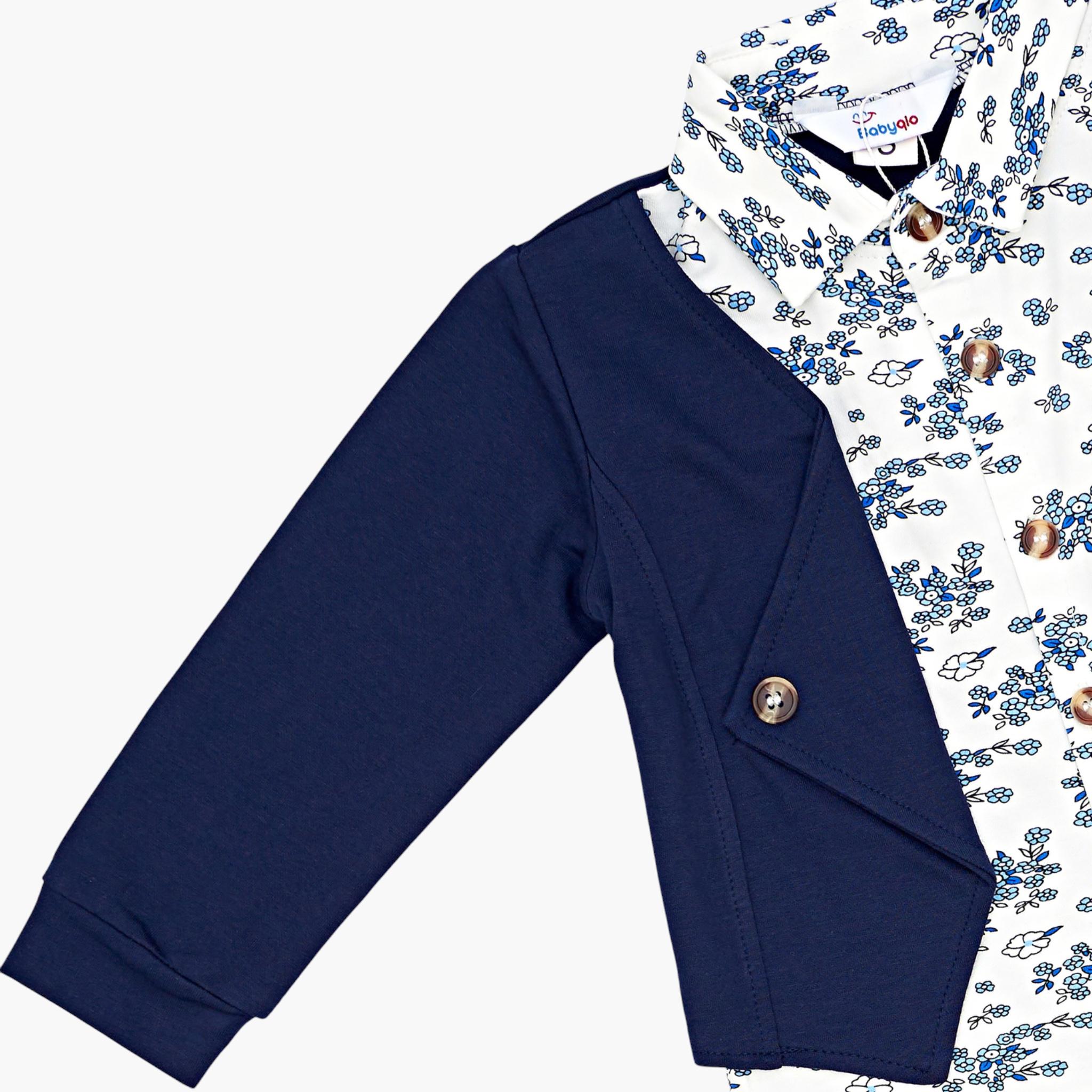 طقم قميص وسترة وبنطال بنقشة أزهار من قطعتين من بيبيكلو-boys-clothing-setsandcoords-image-8
