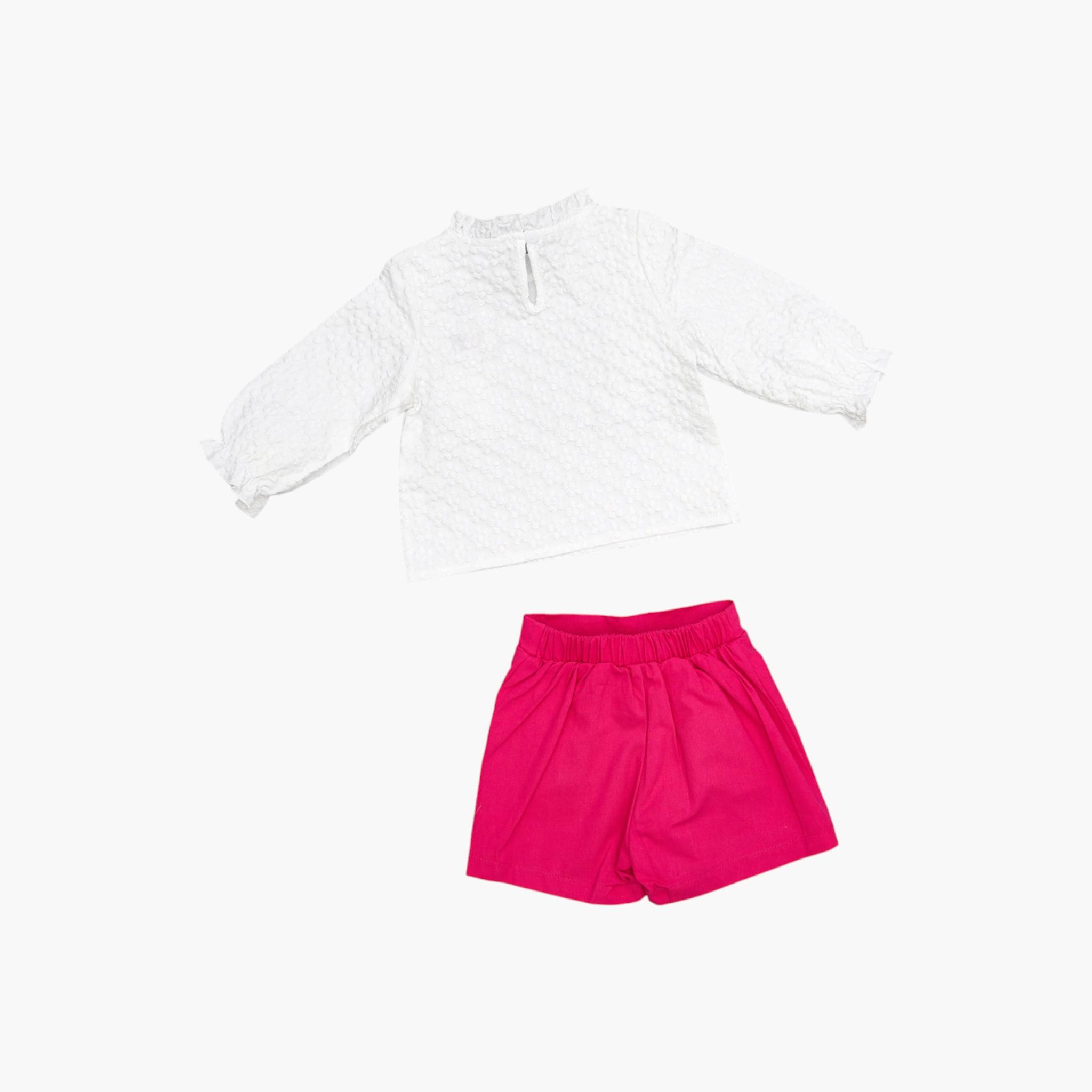 توب من قطعتين بكشكشة مع تنورة من بيبيكلو-girls-clothing-setsandcoords-image-4