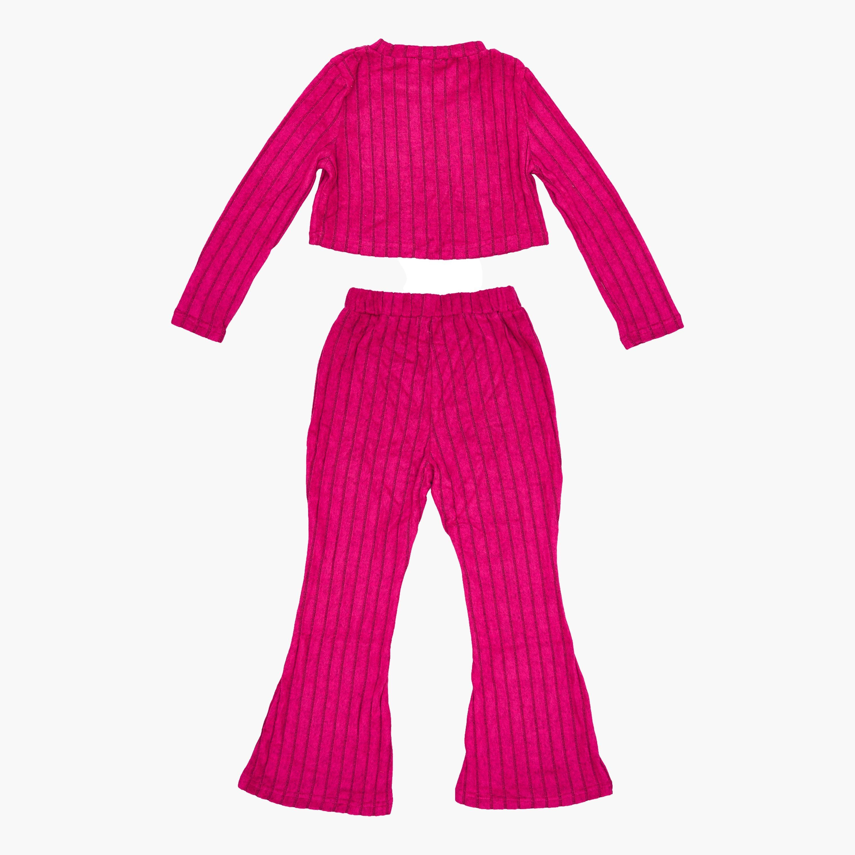 Babyqlo 2-Piece Ribbed and Flared Co-Ord Set-girls-clothing-setsandcoords-image-5