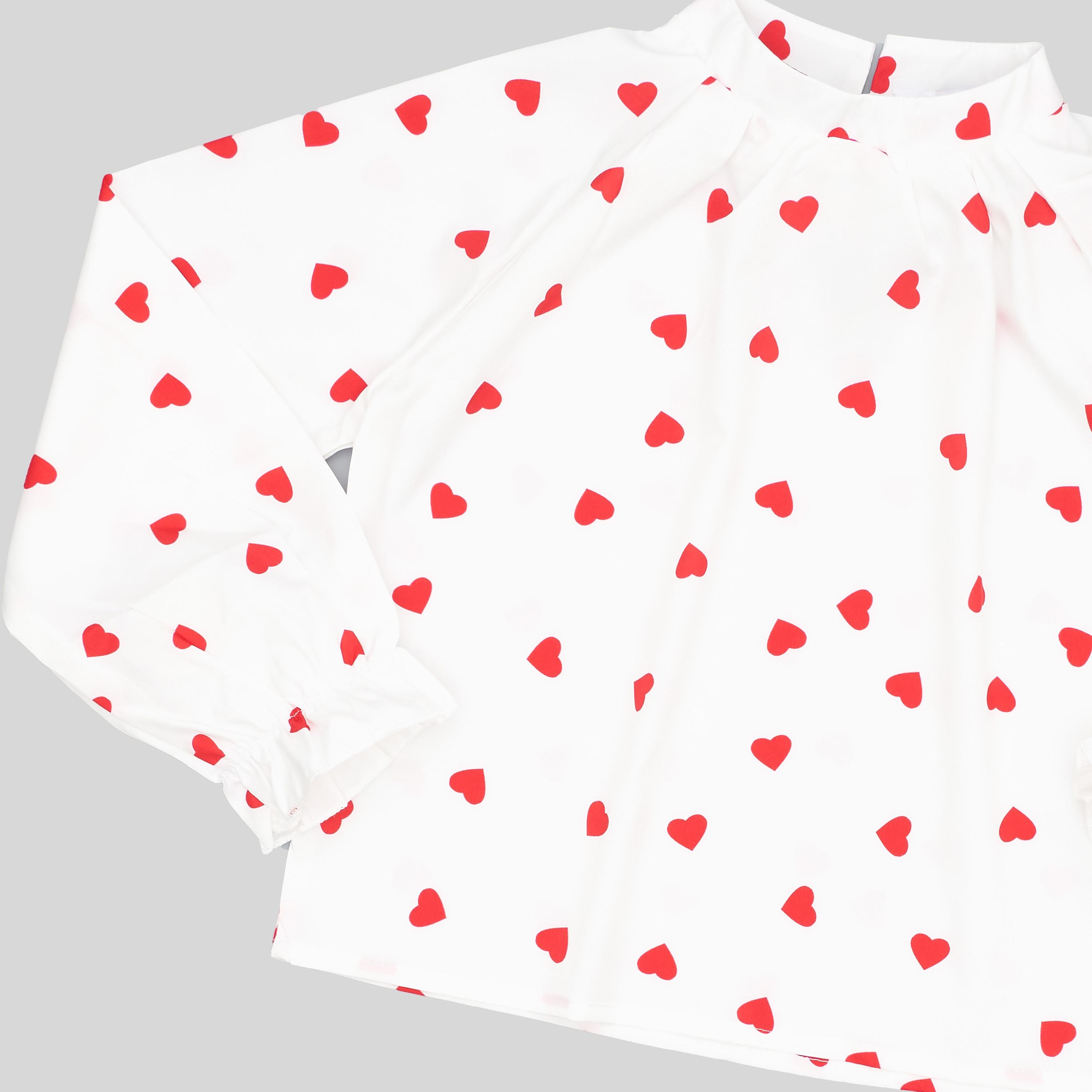 توب من قطعتين بطبعة قلب مع عقدة من بيبيكلو-girls-clothing-setsandcoords-image-6