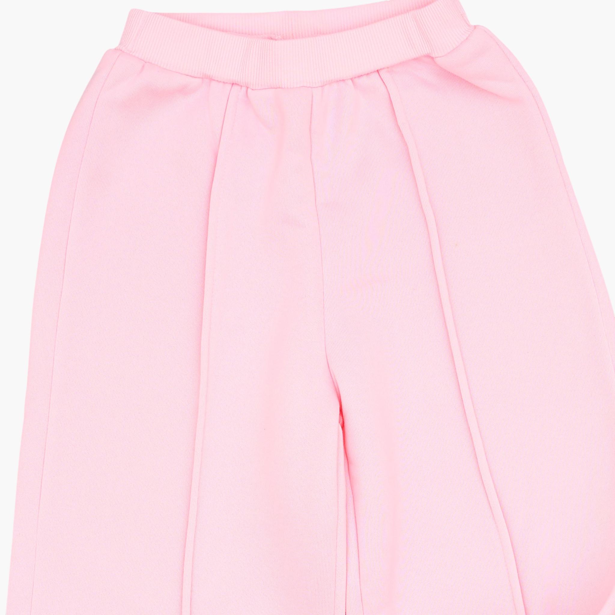 Babyqlo 2-Piece Heart Glitter Embellished Sweatshirt with Flared Track Pants Set-girls-clothing-setsandcoords-image-6