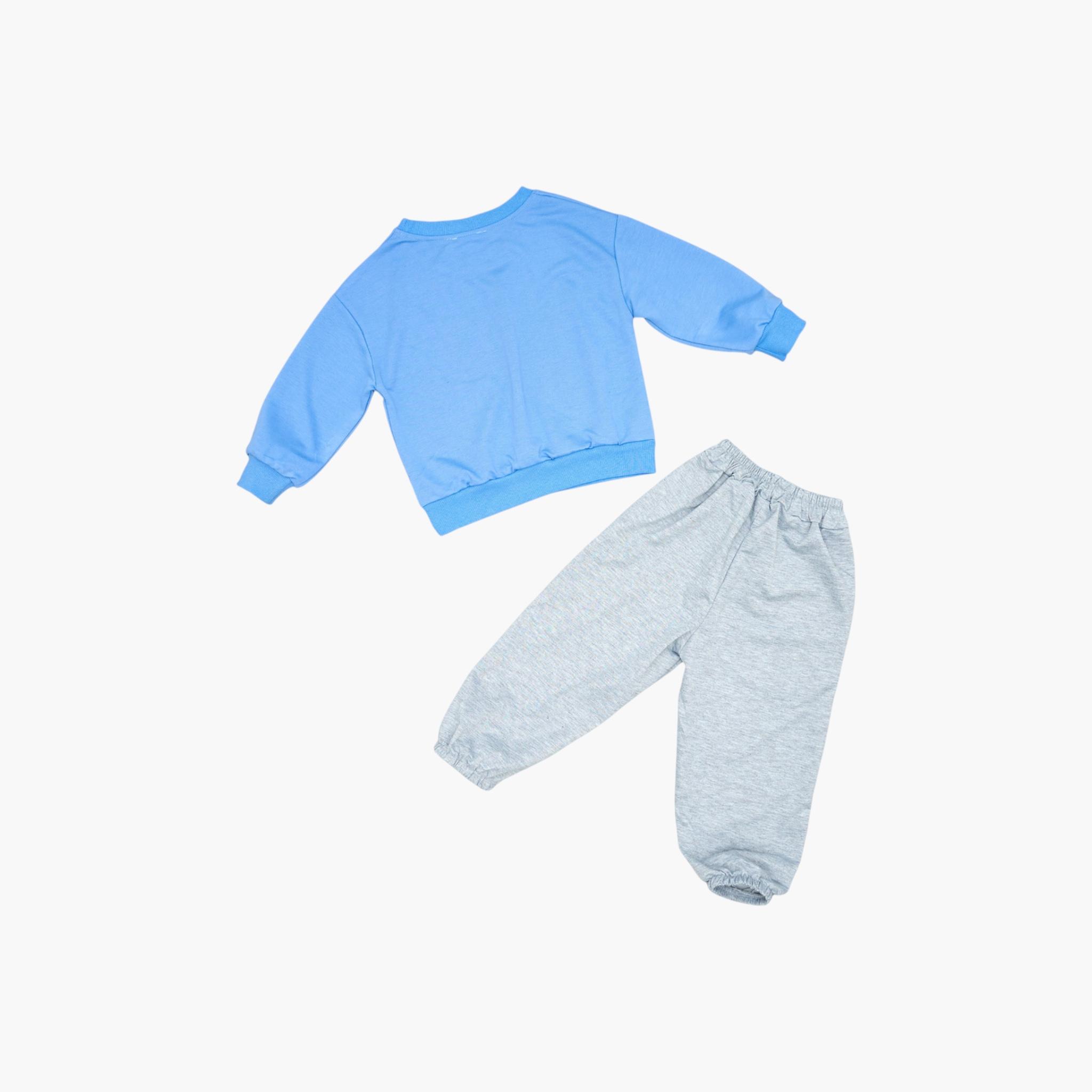 طقم من قطعتين: سويت شيرت وبنطال رياضي من بيبيكلو-girls-clothing-setsandcoords-image-4