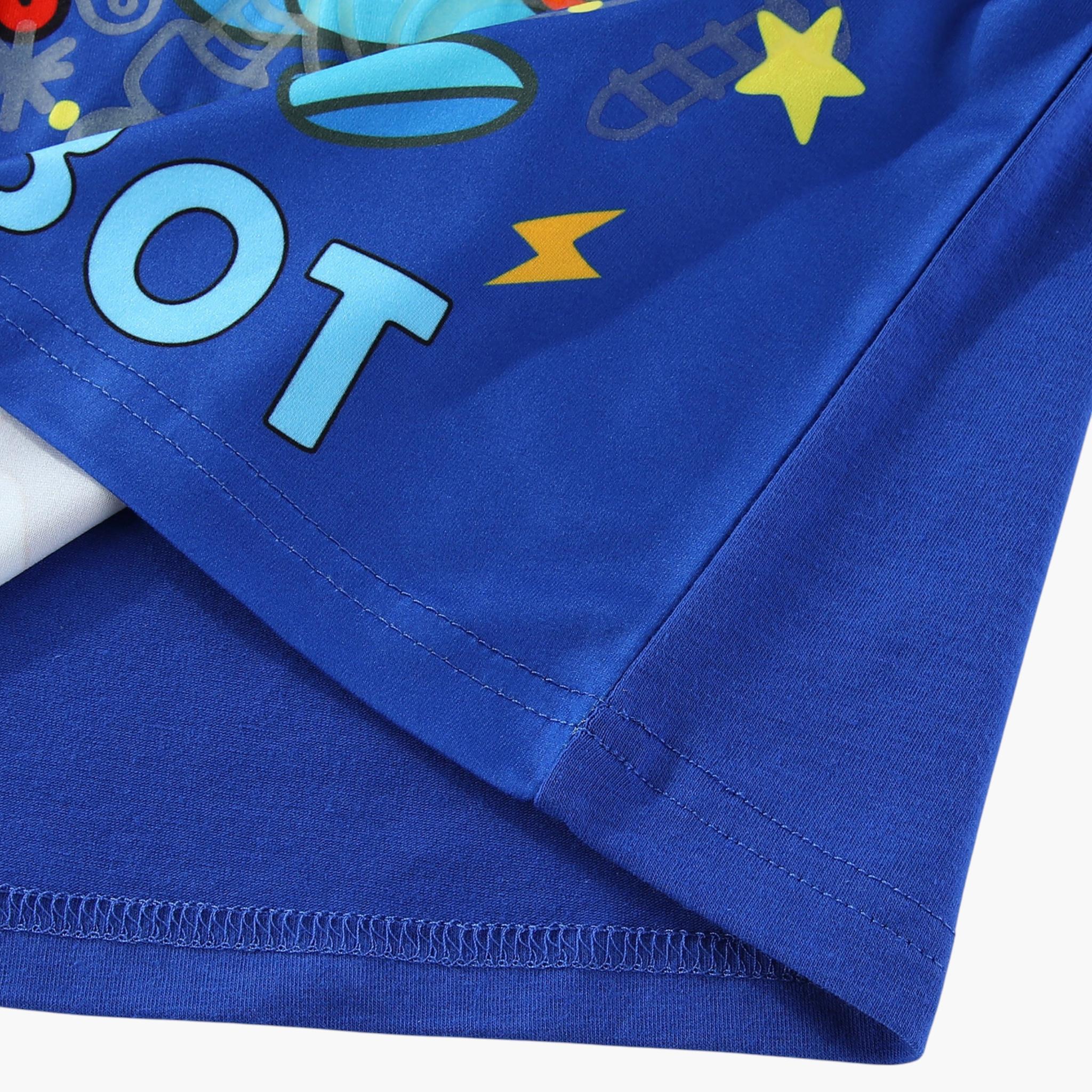 Babyqlo 2-Piece Robot Printed Glow in the Dark Pyjama Set-boys-clothing-setsandcoords-image-9
