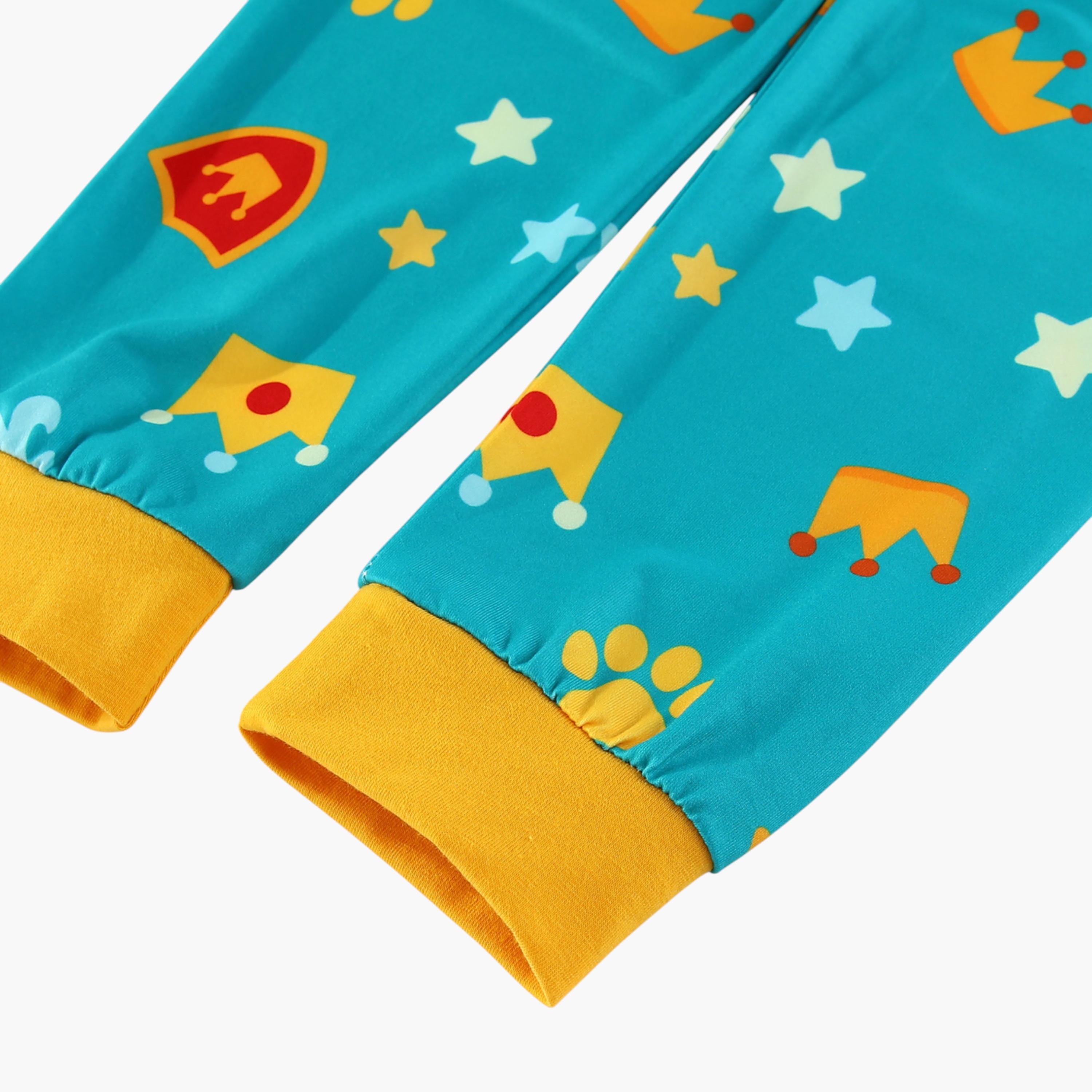 Babyqlo 2-Piece Lion Printed Glow in the Dark Pyjama Set-boys-clothing-setsandcoords-image-9