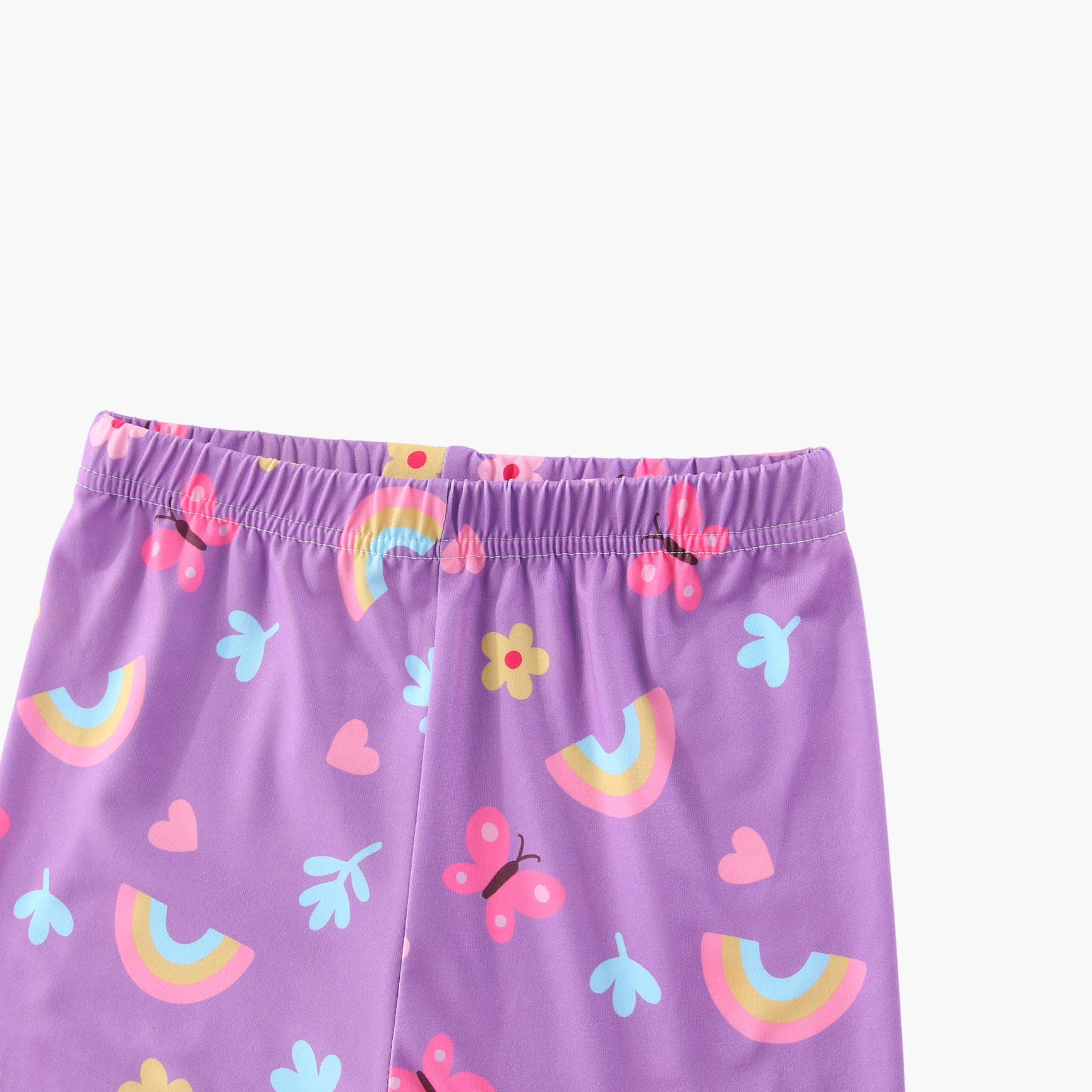 Babyqlo 2-Piece Sheep Printed Glow in the Dark Pyjama Set-girls-clothing-setsandcoords-image-7