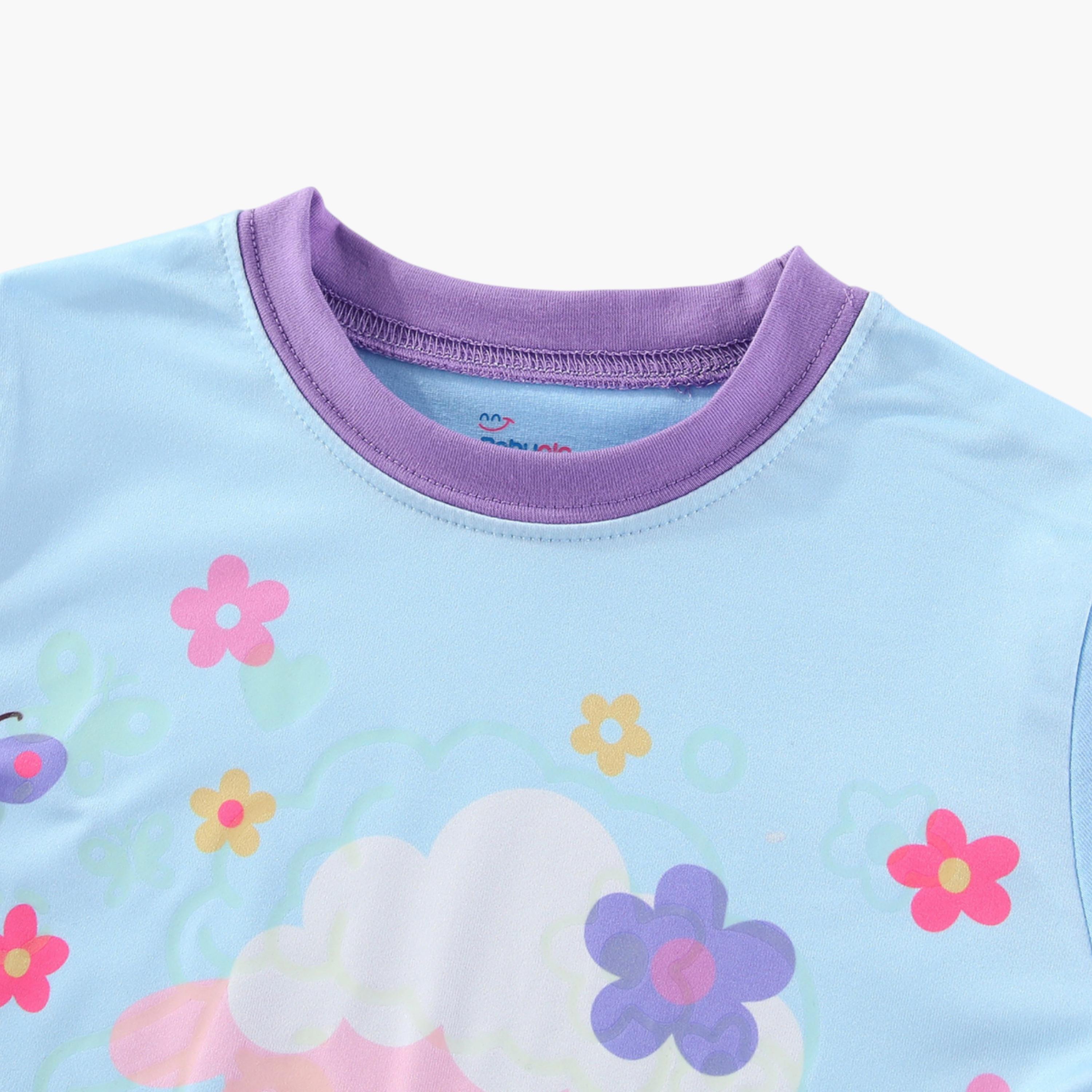Babyqlo 2-Piece Sheep Printed Glow in the Dark Pyjama Set-girls-clothing-setsandcoords-image-8