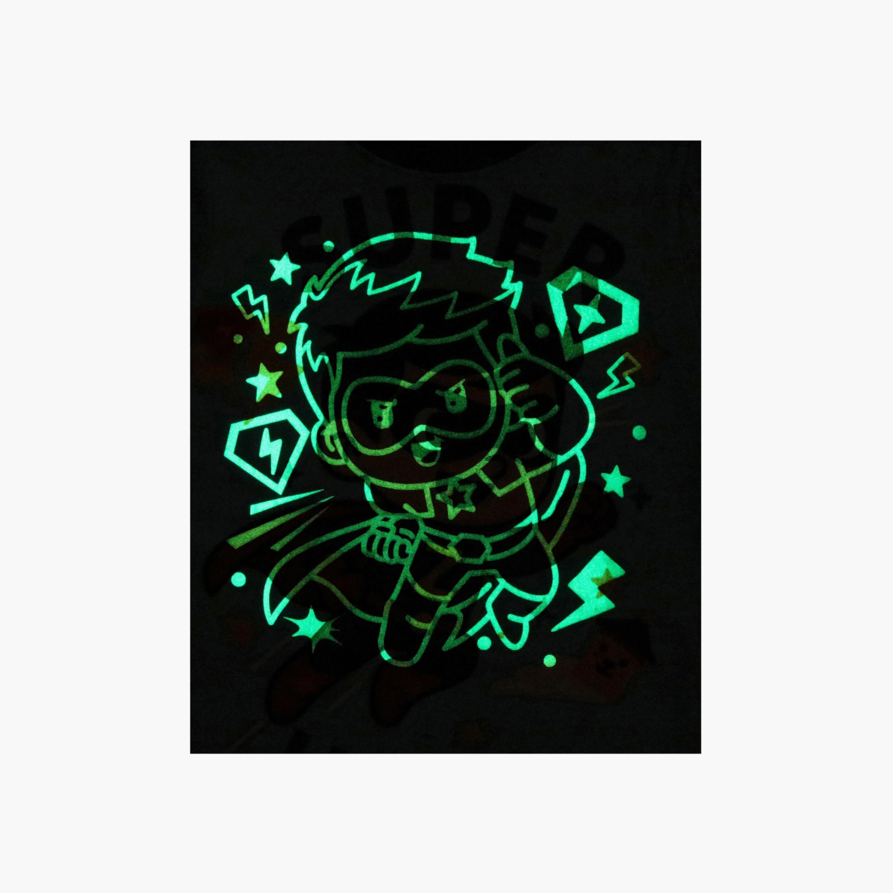 Babyqlo 2-Piece Superhero Printed Glow in the Dark Pyjama Set-boys-clothing-setsandcoords-image-5