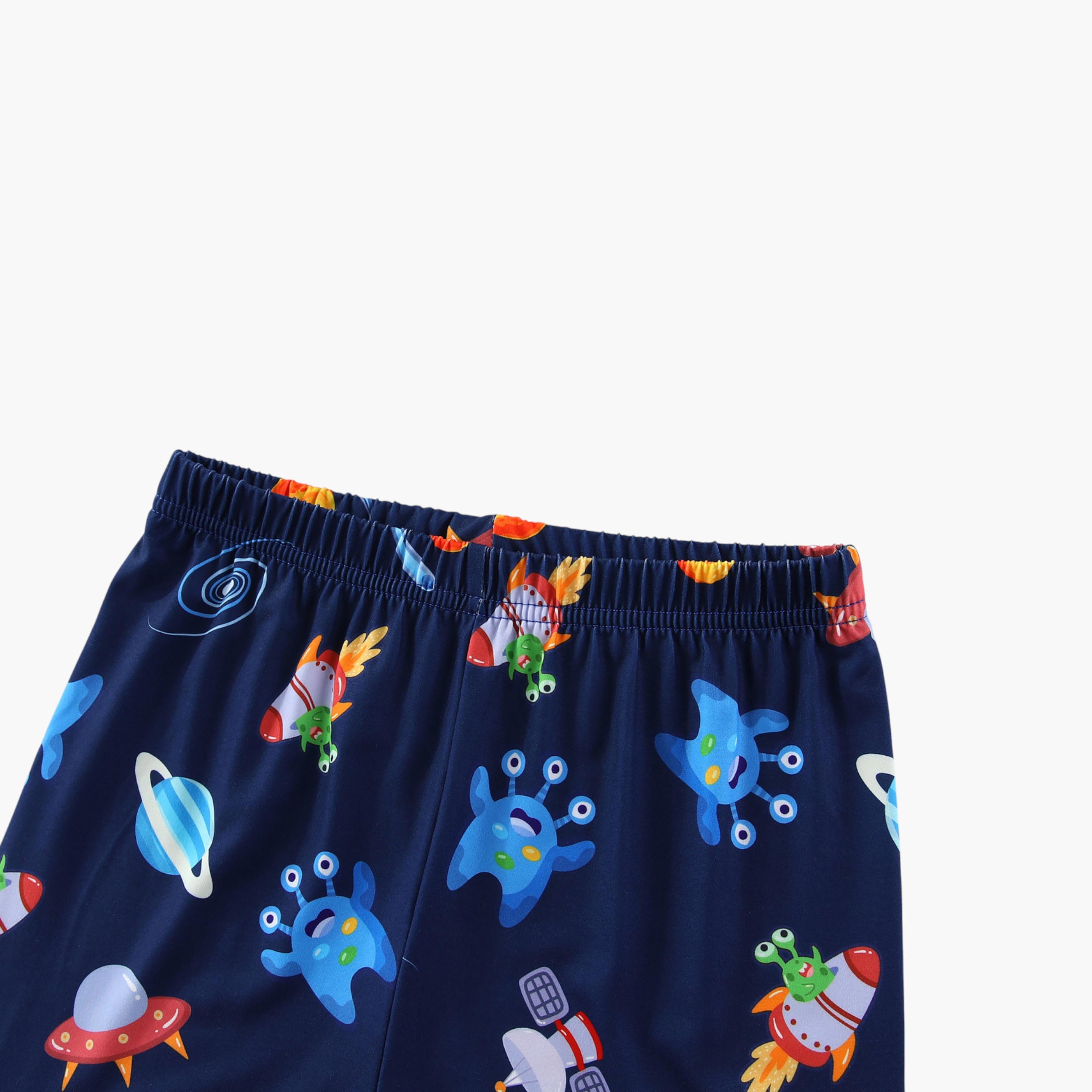 طقم بيجاما من قطعتين مطبوع عليه رائد فضاء، متوهج في الظلام من بيبيكلو-boys-clothing-setsandcoords-image-8