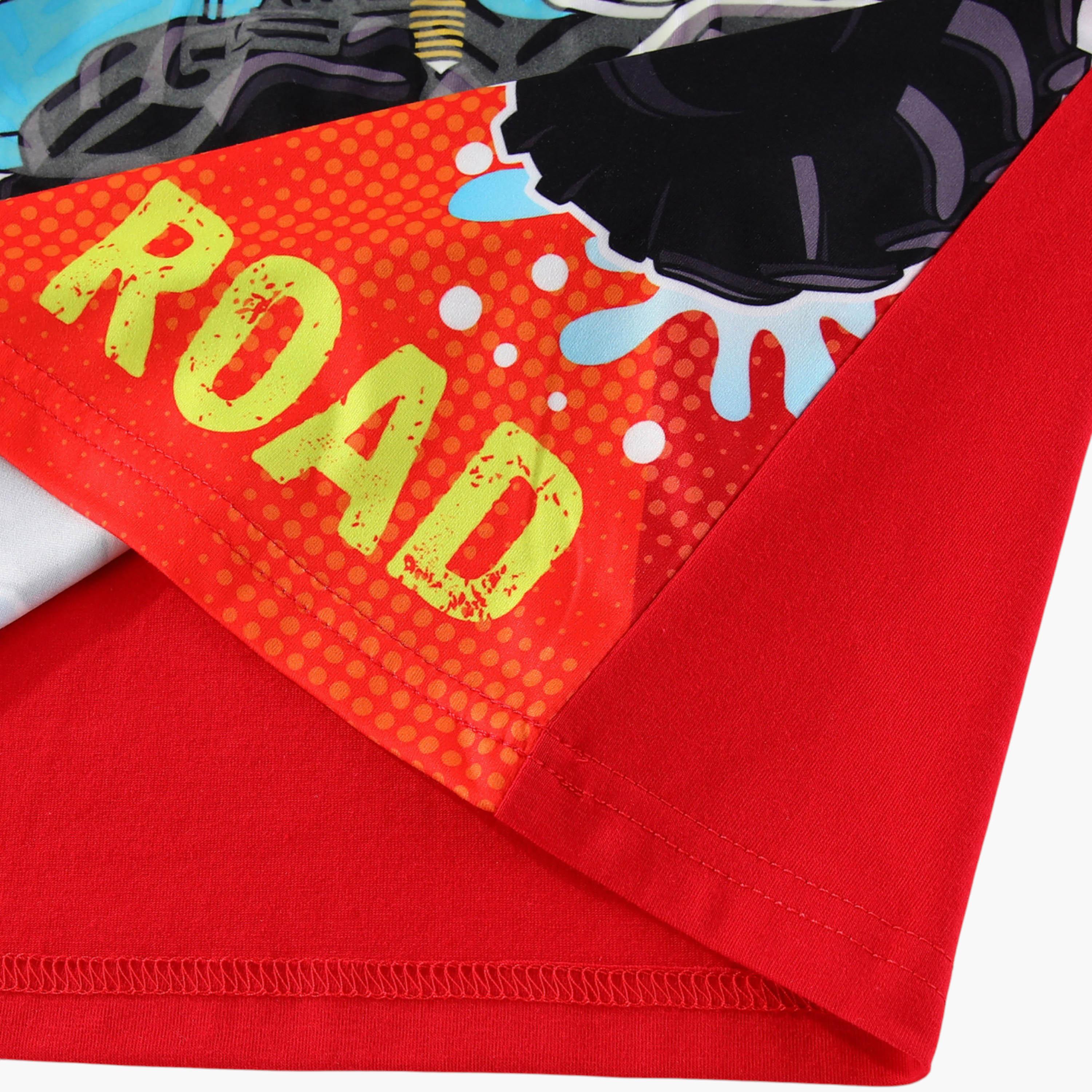 Babyqlo 2-Piece Monster Truck Printed Glow in the Dark Pyjama Set-boys-clothing-setsandcoords-image-9
