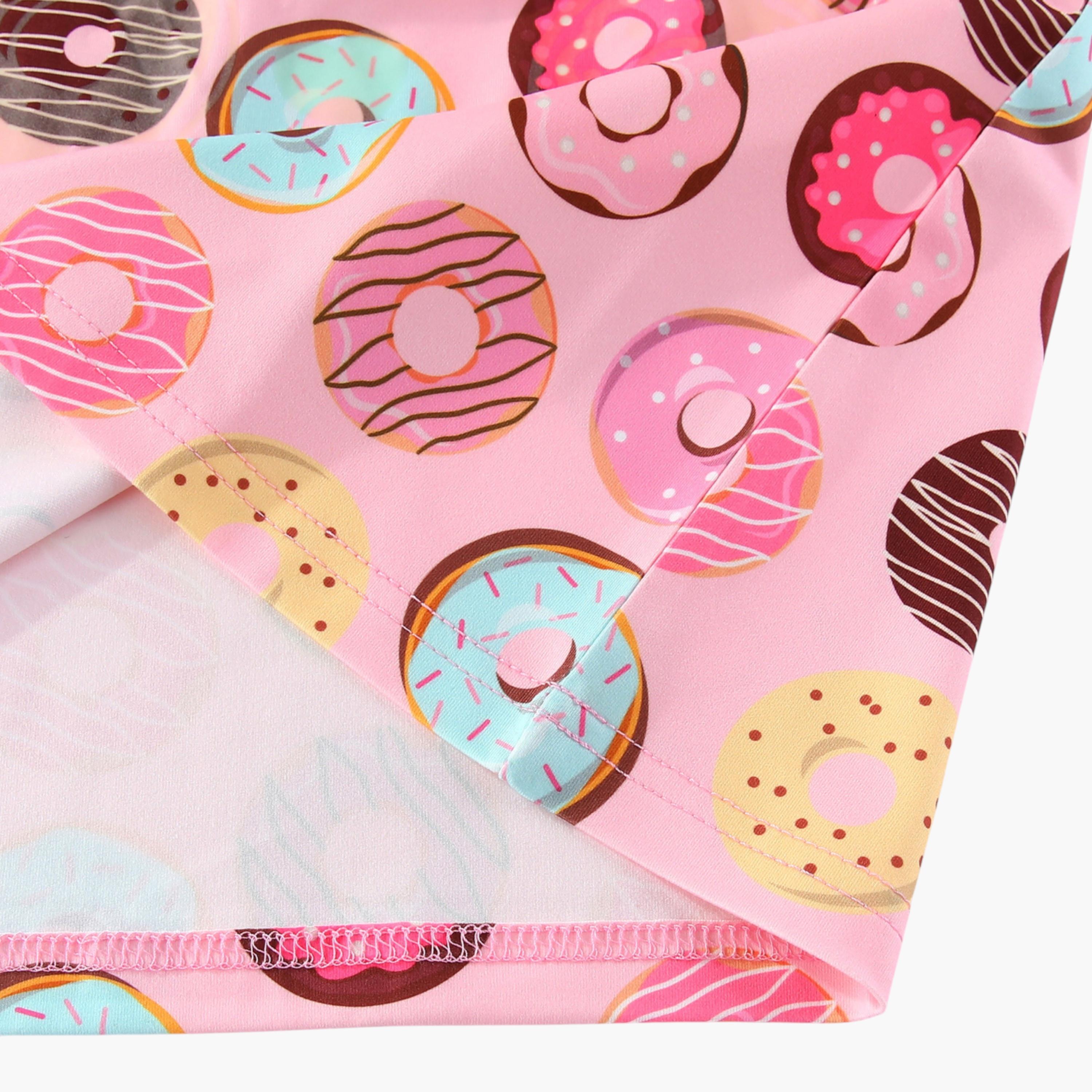 Babyqlo 2-Piece Donut Printed Glow in the Dark Pyjama Set-girls-clothing-setsandcoords-image-10