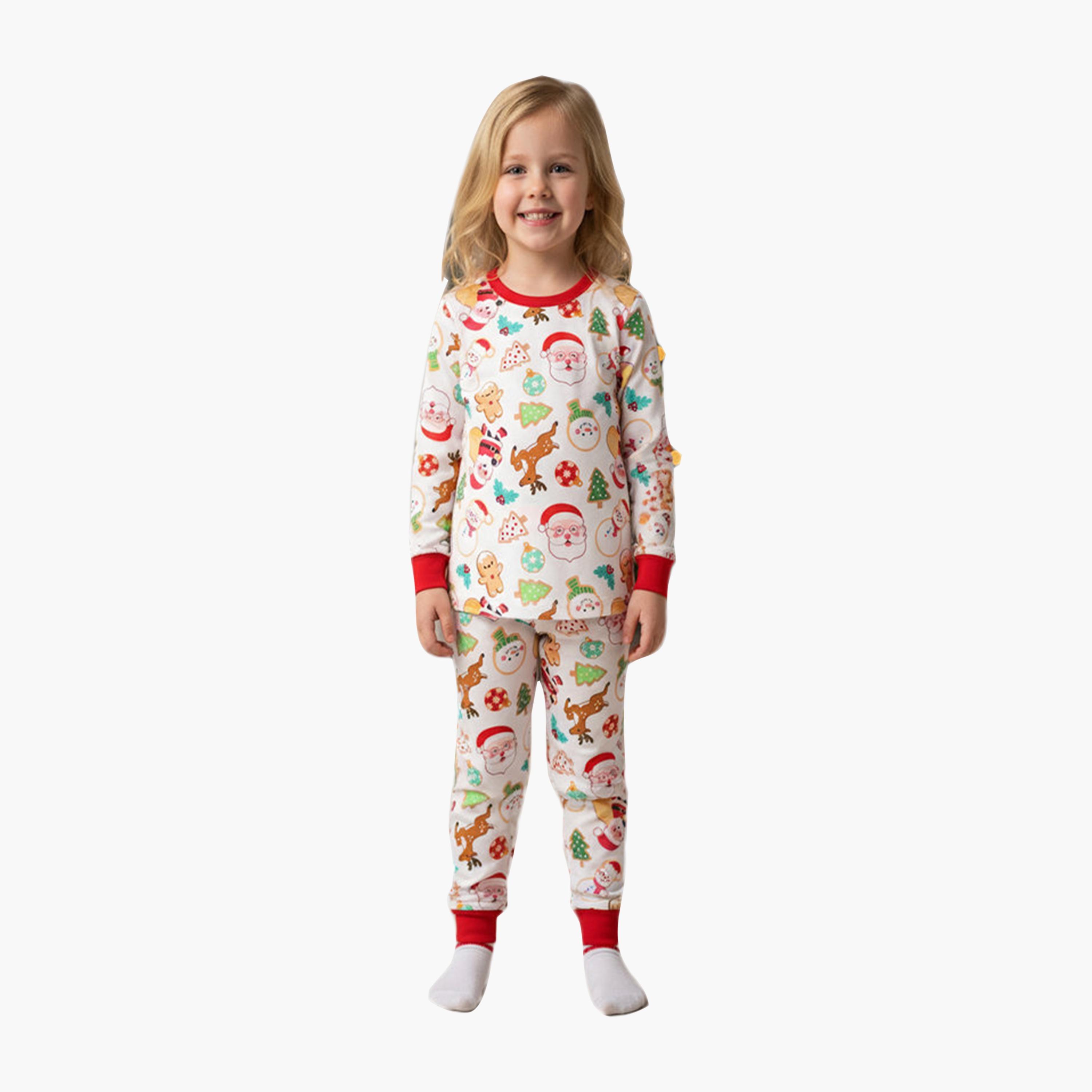 طقم تي شيرت وبيجامة متوهجة لعيد الميلاد من بيبيكلو-baby-boys-clothing-nightwear-pyjamasets-image-2