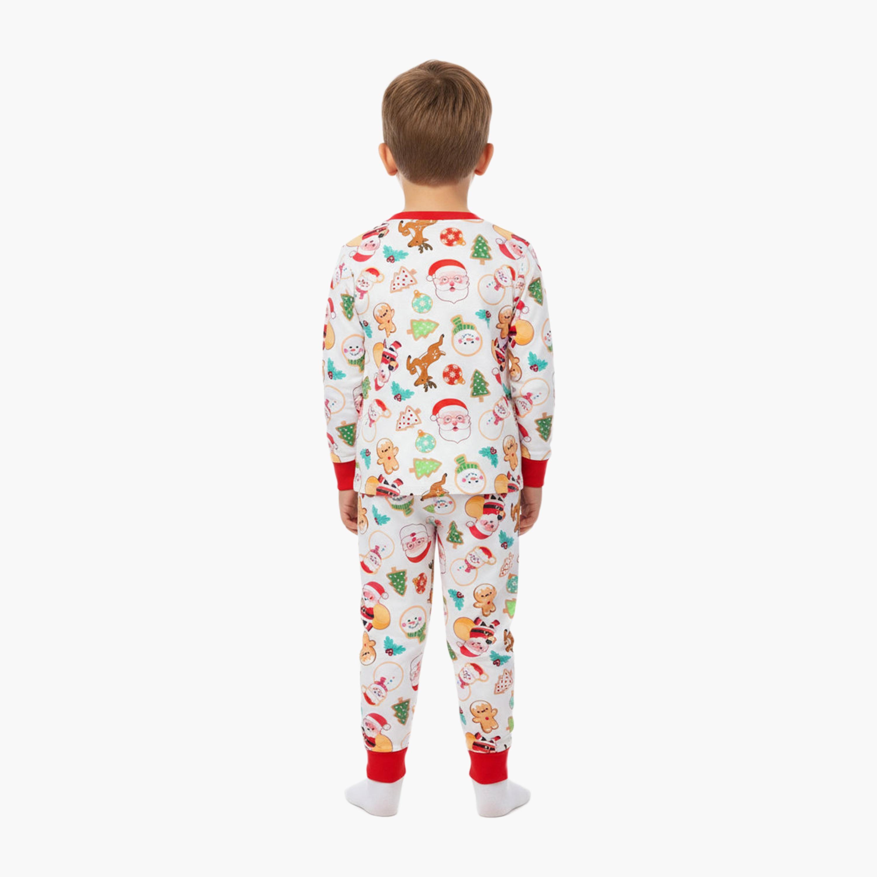 طقم تي شيرت وبيجامة متوهجة لعيد الميلاد من بيبيكلو-baby-boys-clothing-nightwear-pyjamasets-image-4