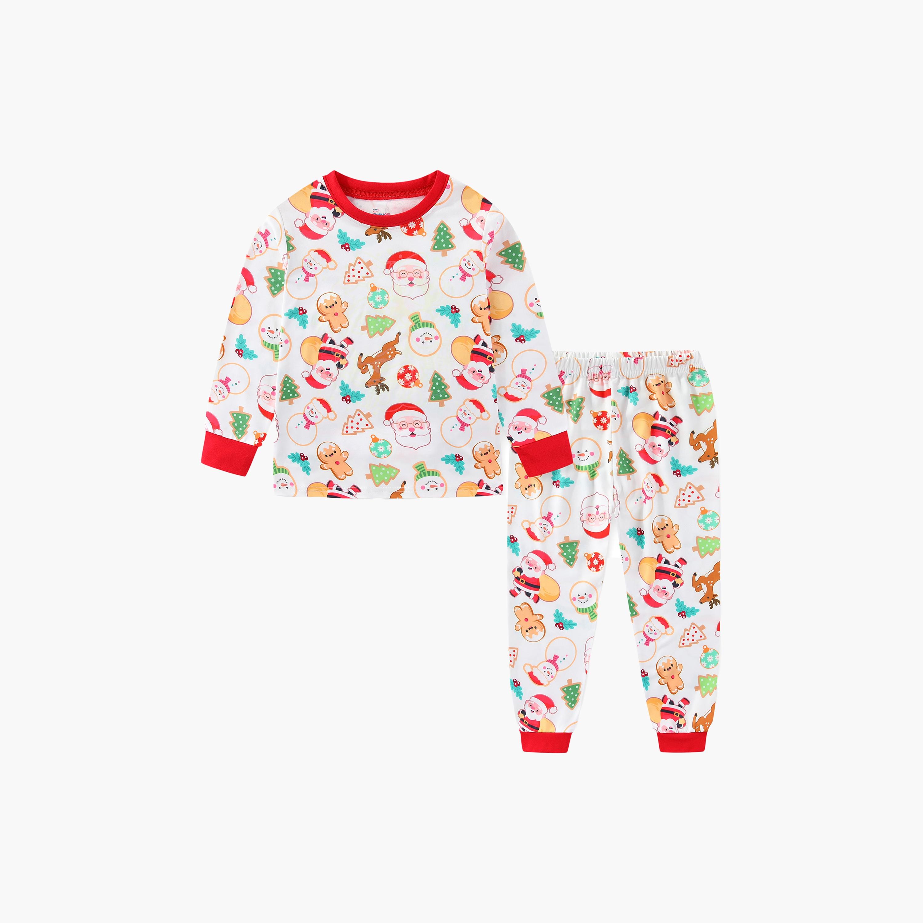 طقم تي شيرت وبيجامة متوهجة لعيد الميلاد من بيبيكلو-baby-boys-clothing-nightwear-pyjamasets-image-5