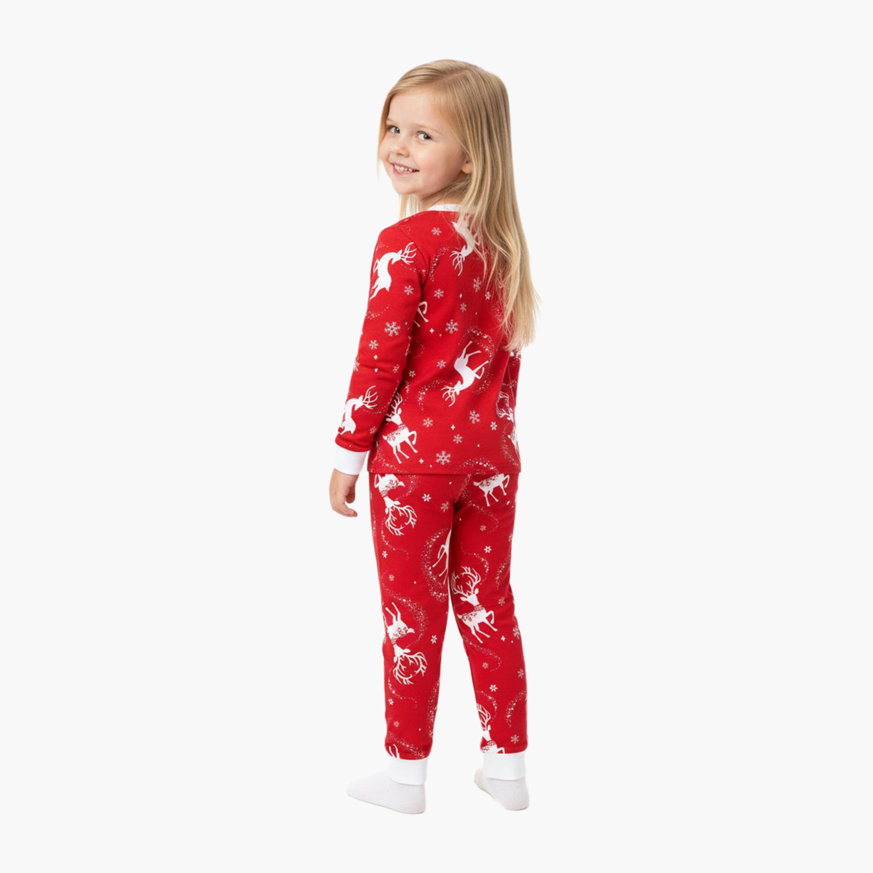 طقم تيشيرت وبيجامة متوهجة رنة عيد الميلاد من بيبيكلو-baby-boys-clothing-nightwear-pyjamasets-image-3