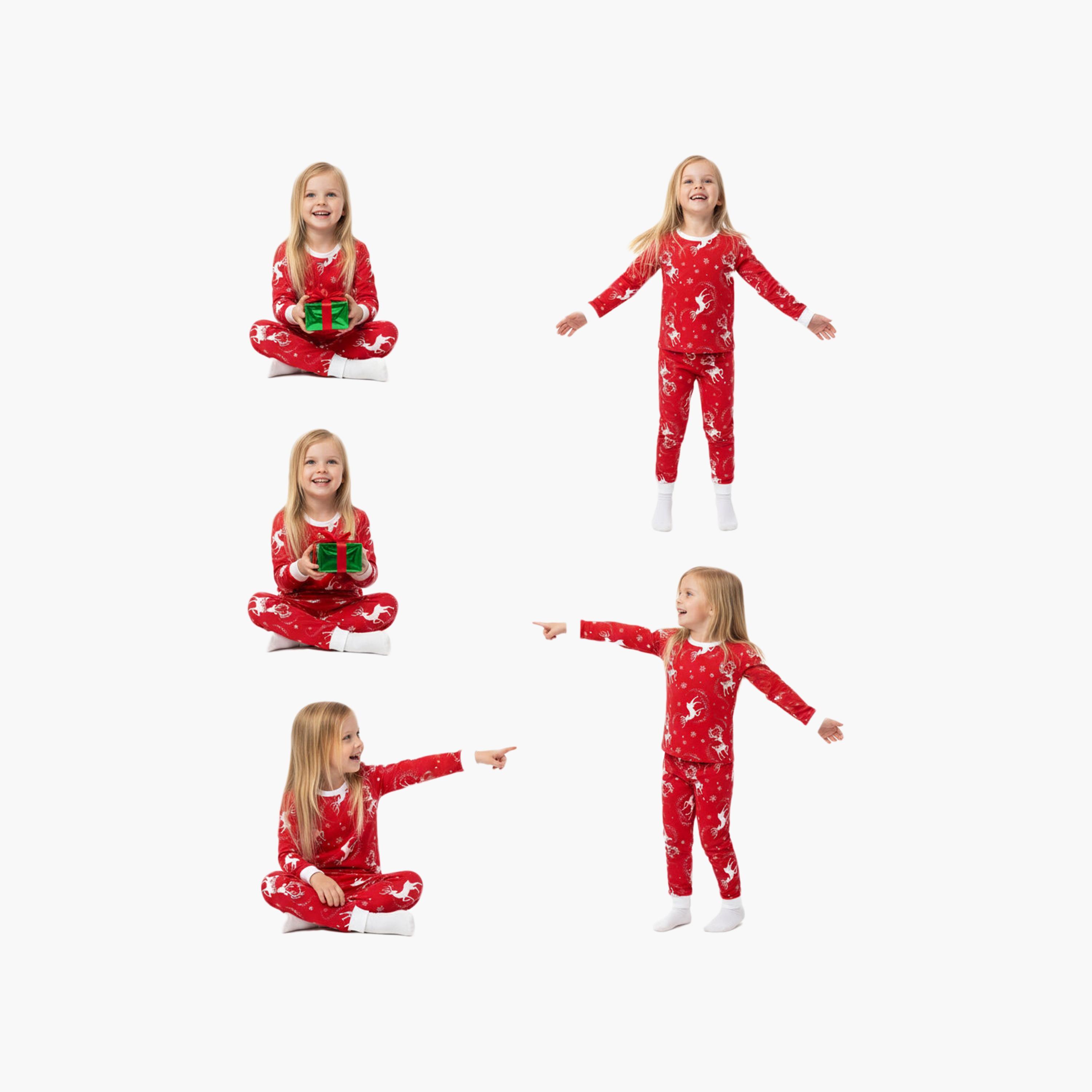 طقم تيشيرت وبيجامة متوهجة رنة عيد الميلاد من بيبيكلو-baby-boys-clothing-nightwear-pyjamasets-image-4
