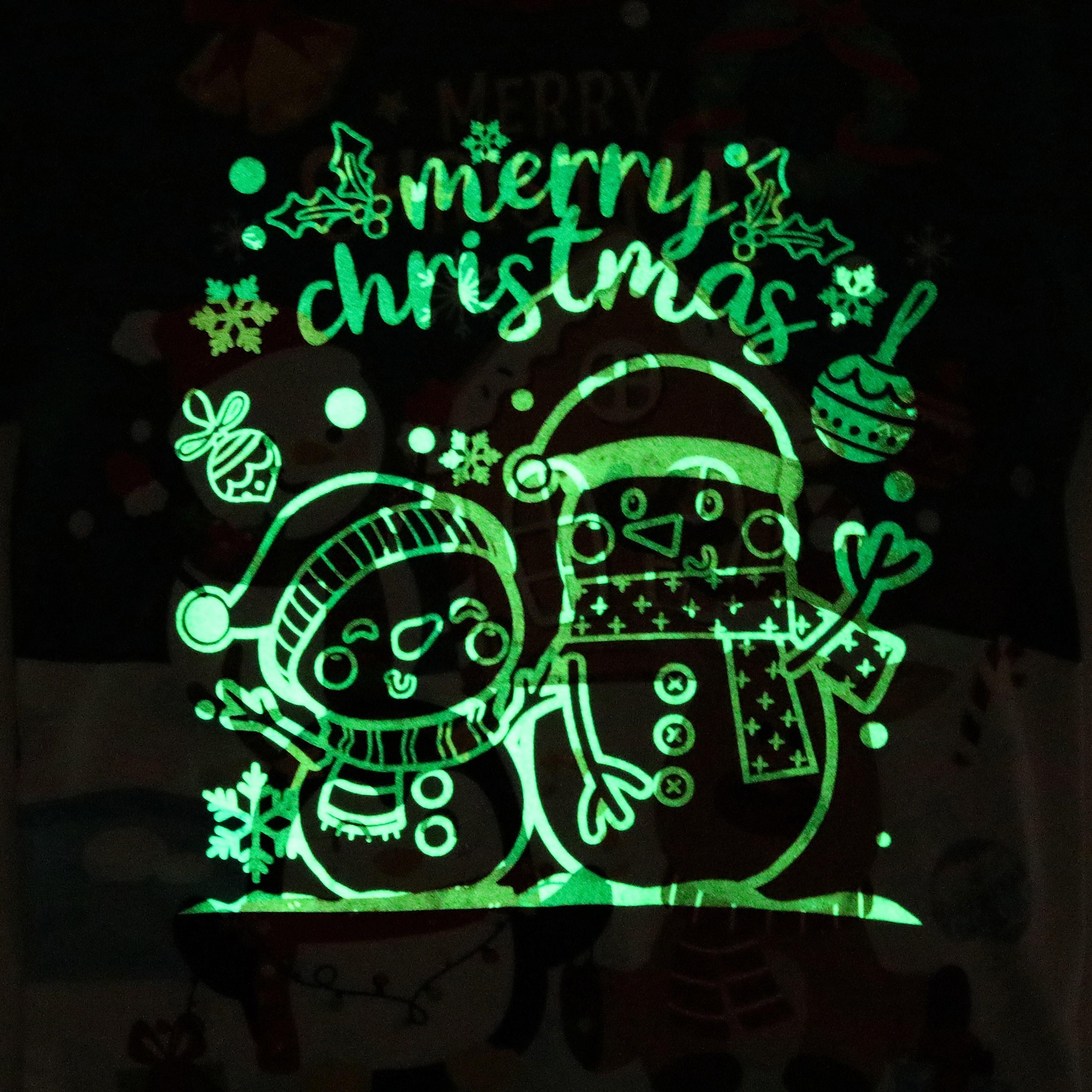 Babyqlo Penguin Reindeer Glow Christmas T-Shirt & Pyjamas Set-baby-girls-clothing-nightwear-pyjamasets-image-8