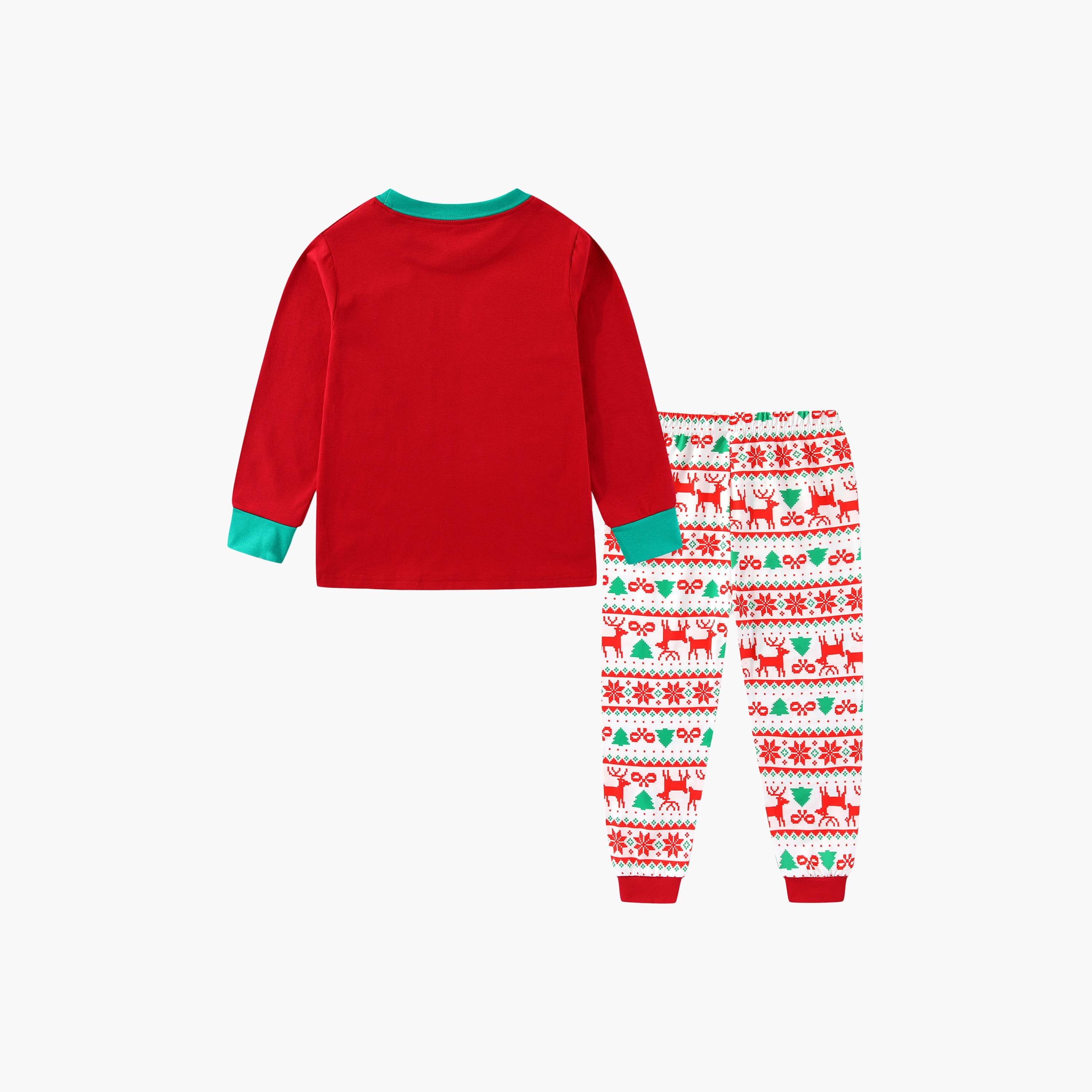 Babyqlo Snowman Glow Christmas T-Shirt & Pyjamas Set-baby-girls-clothing-nightwear-pyjamasets-image-5