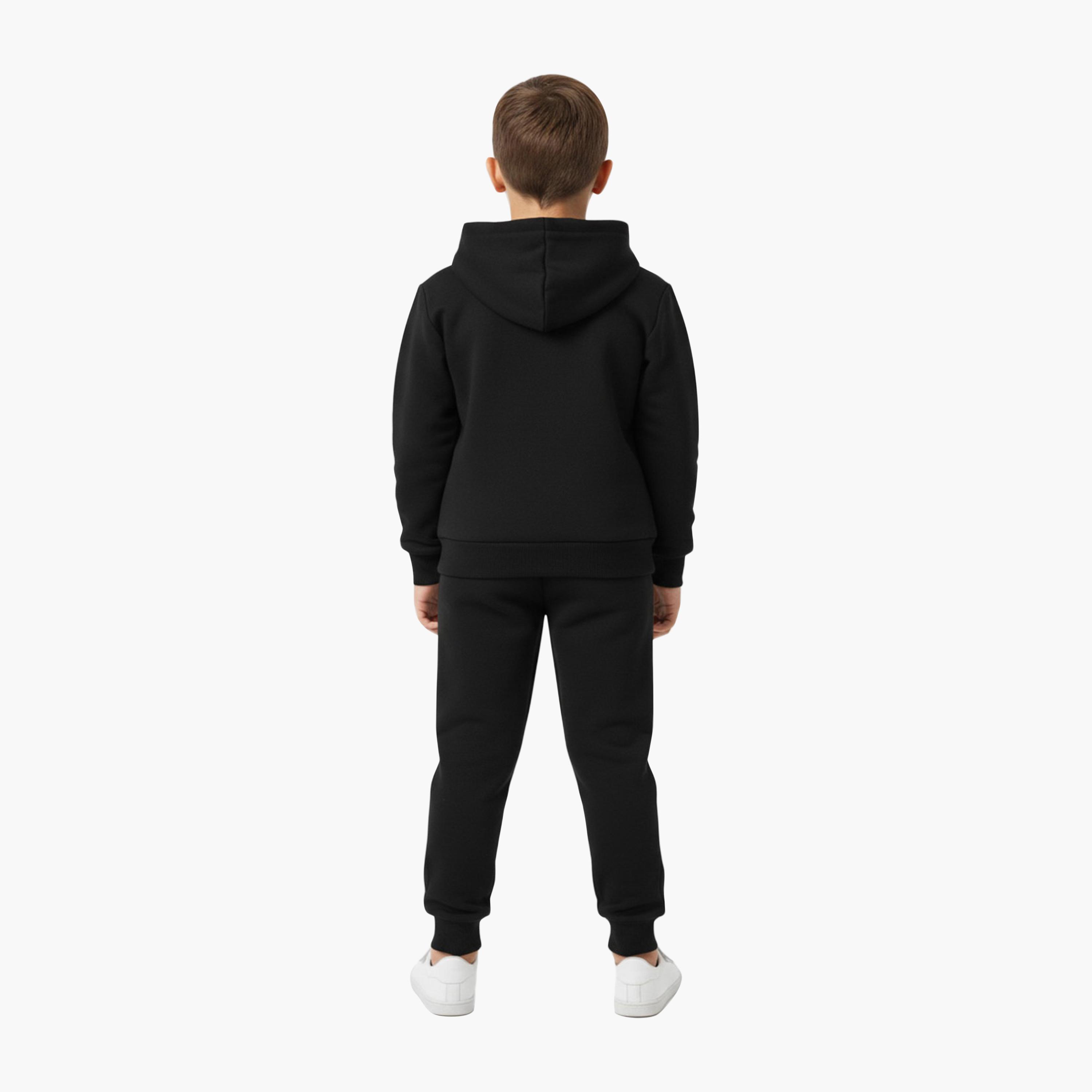 Babyqlo Courage Tiger Graphic Winter Hoodie Set-boys-clothing-setsandcoords-image-2