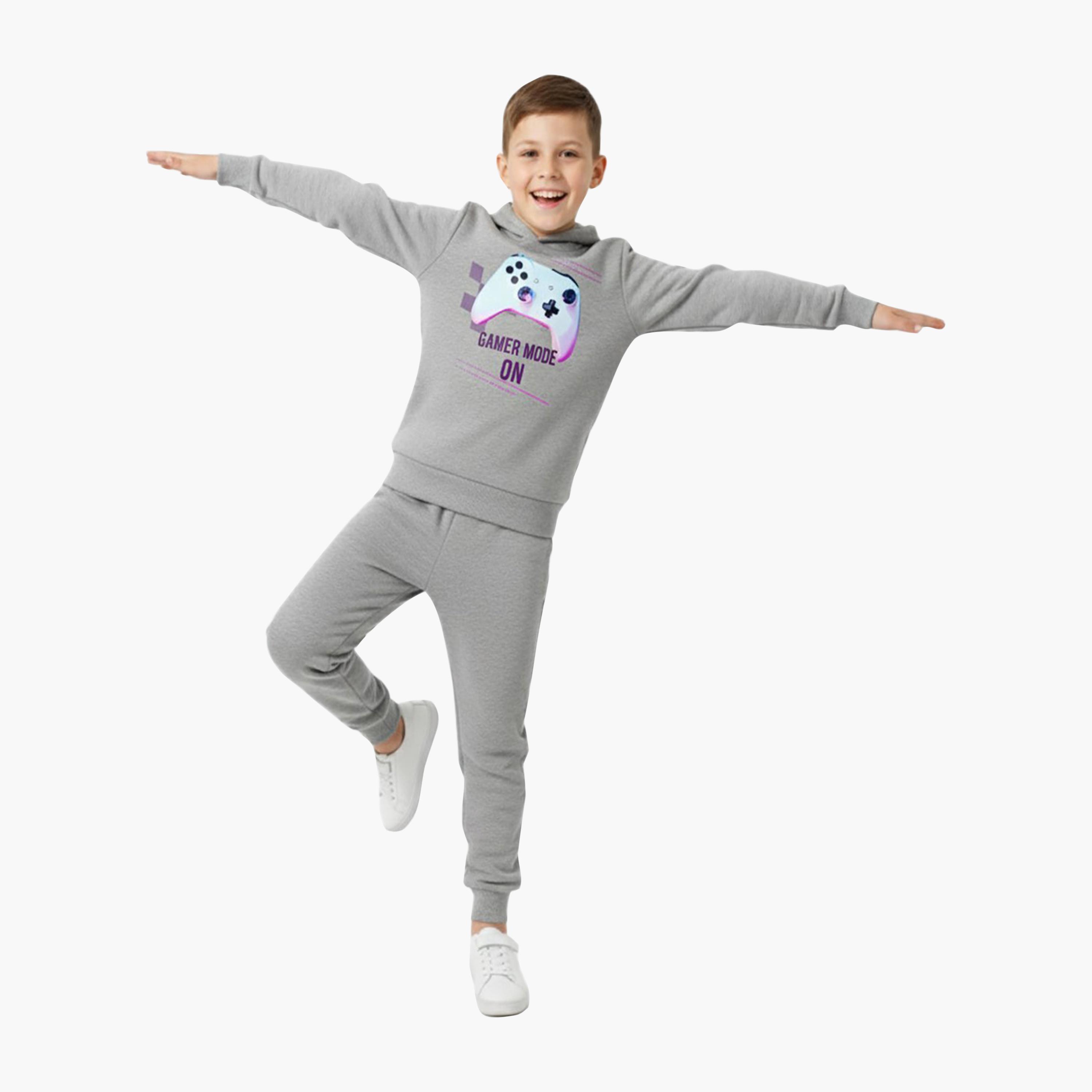 Babyqlo Gamer Mode Winter Fleece Hoodie Set-boys-clothing-setsandcoords-image-4