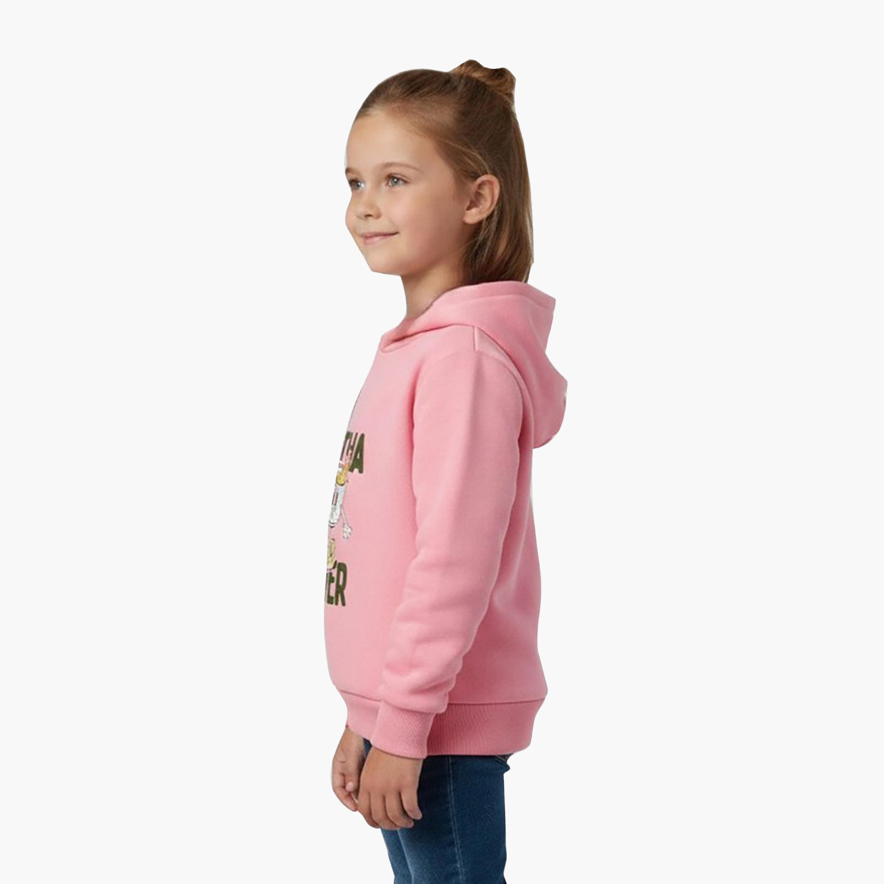 Babyqlo Matcha Lover Winter Fleece Hoodie-girls-clothing-sweatshirts-image-3