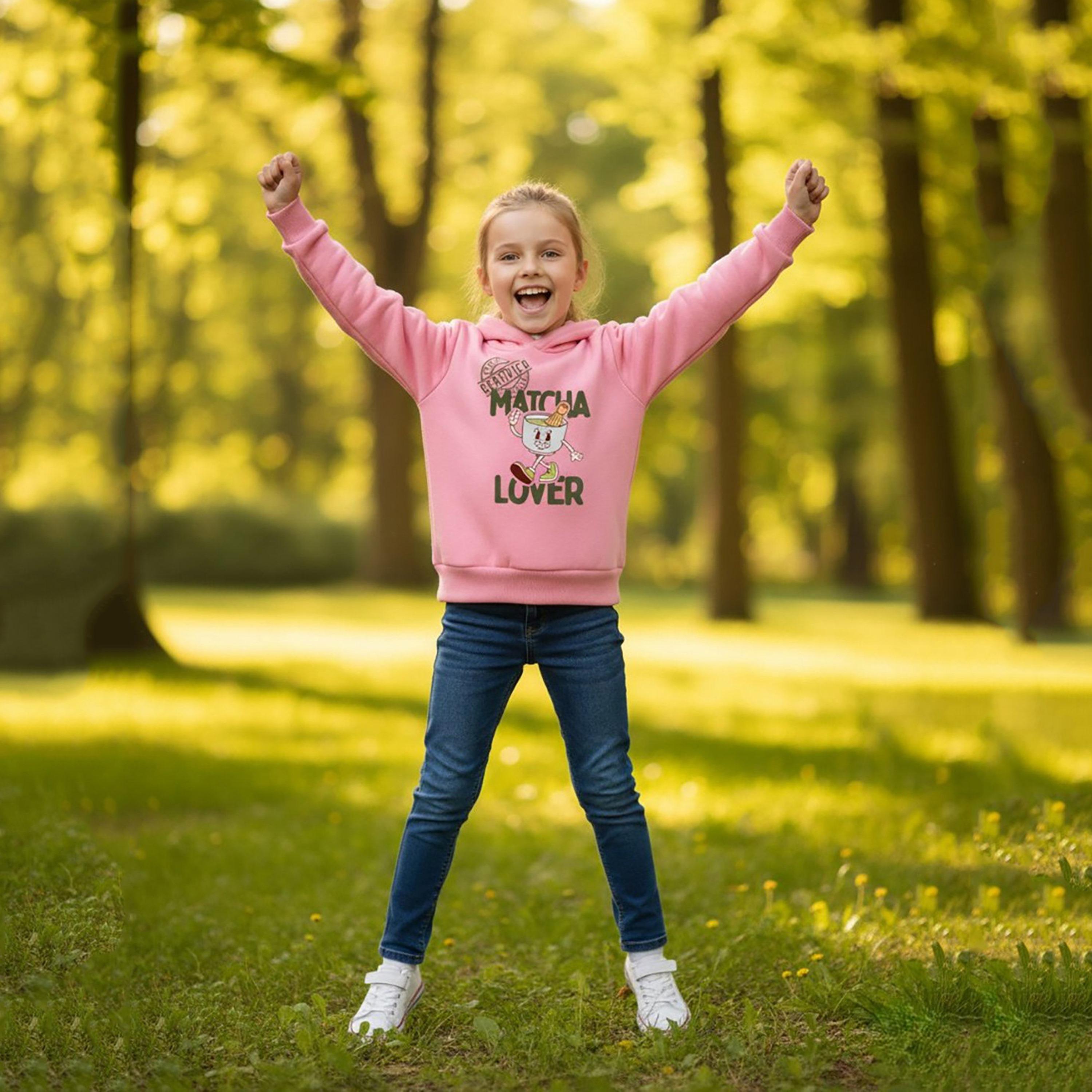 Babyqlo Matcha Lover Winter Fleece Hoodie-girls-clothing-sweatshirts-image-5