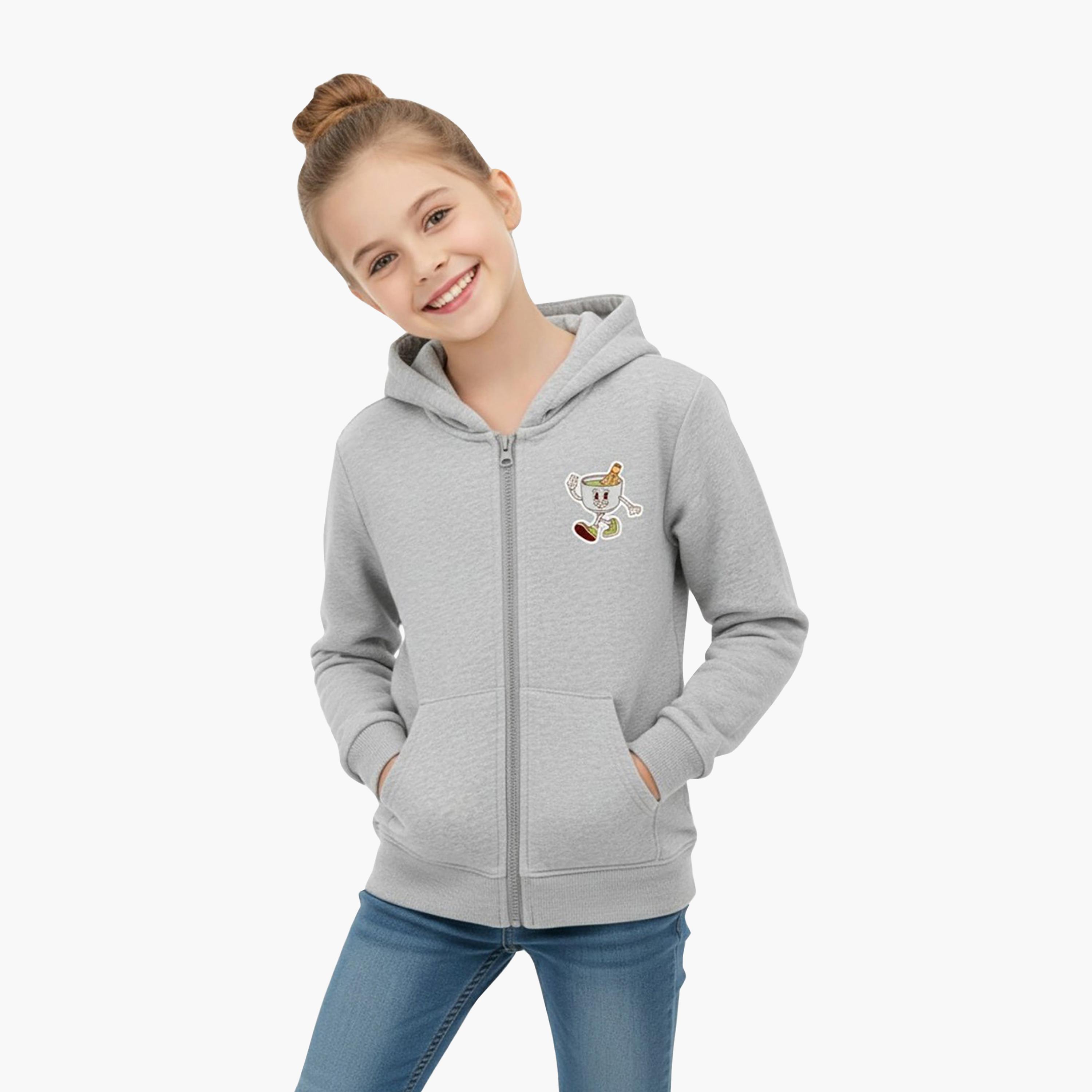 Babyqlo Matcha Zip-Up Winter Hooded Jacket-baby-girls-clothing-jacketsandcoats-image-4