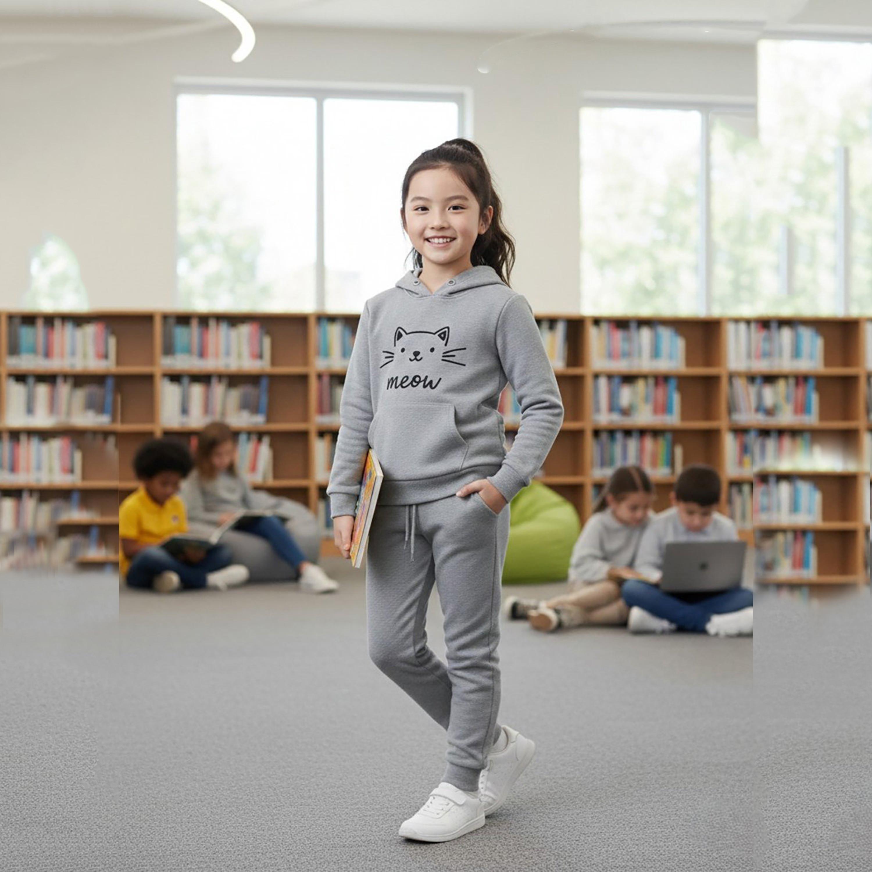 Babyqlo Meow Cat Print Winter Tracksuit-girls-clothing-setsandcoords-image-5