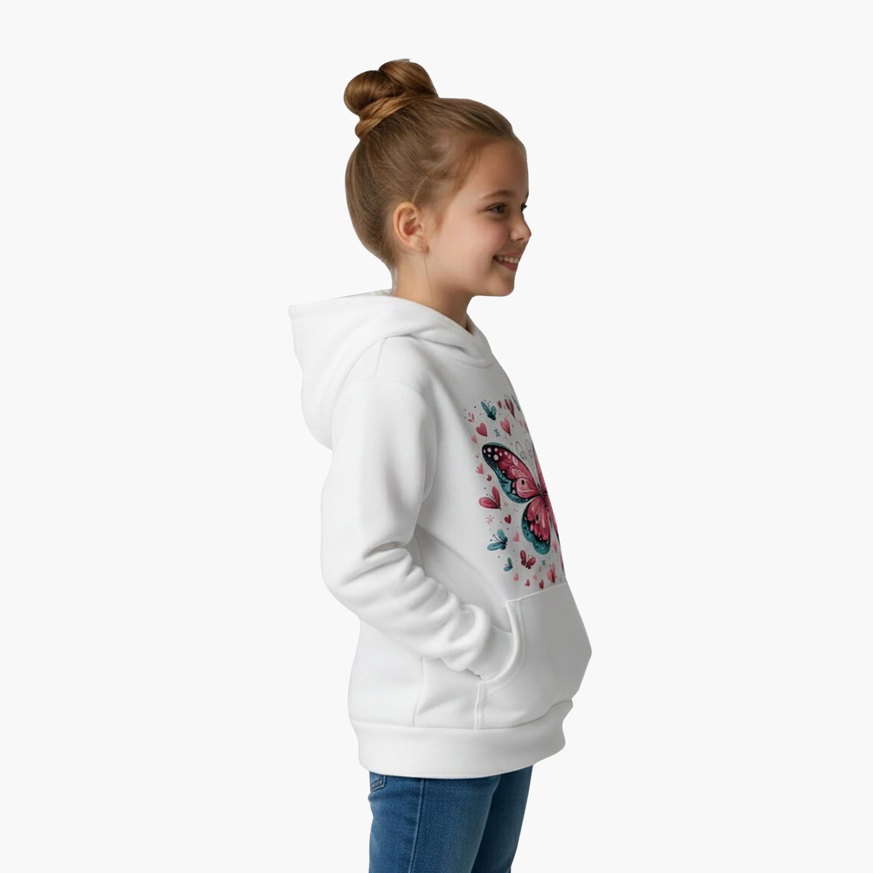 هودي شتوي صوف بطبعة فراشة من بيبيكلو-girls-clothing-sweatshirts-image-3