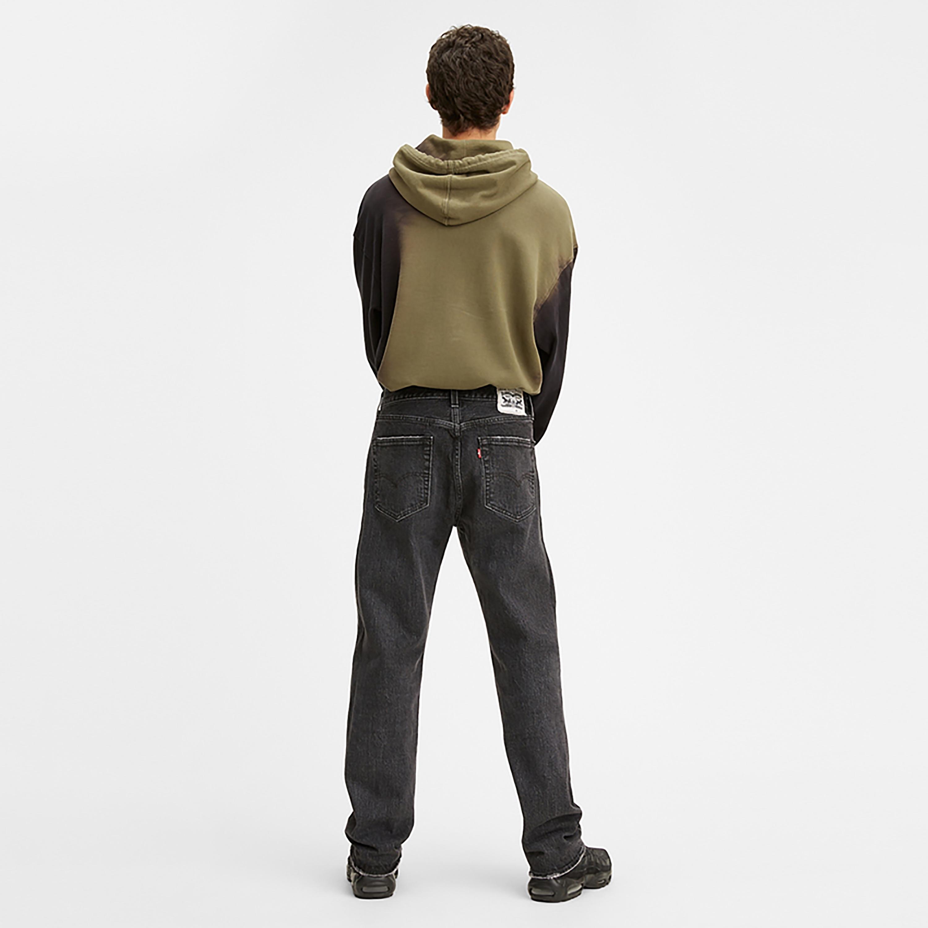 Levi's 501 Grey Straight Fit Mid-Rise Jeans-men-clothing-bottoms-jeans-image-2