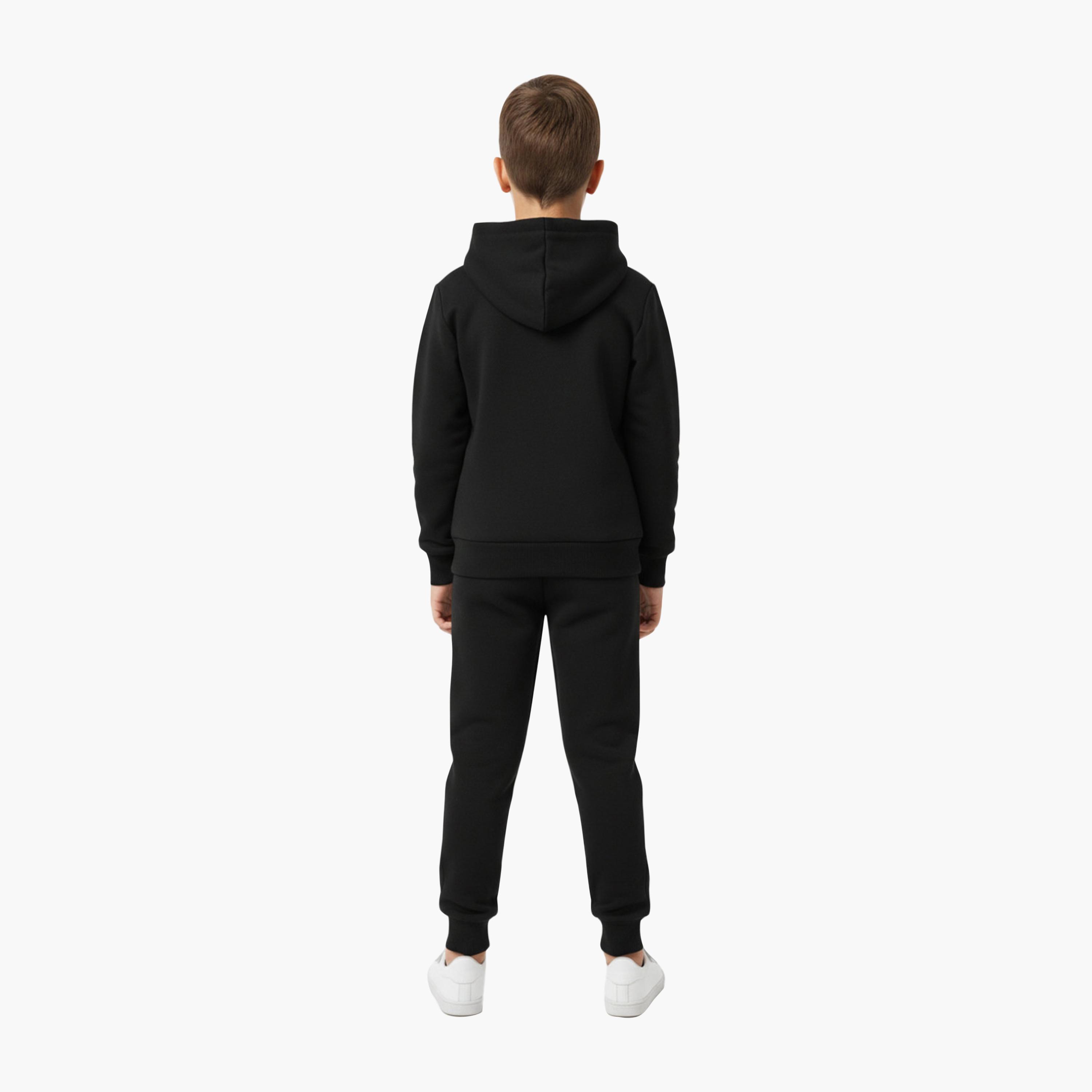 Babyqlo Winter Fleece Hoodie and Jogger Set-boys-clothing-setsandcoords-image-2