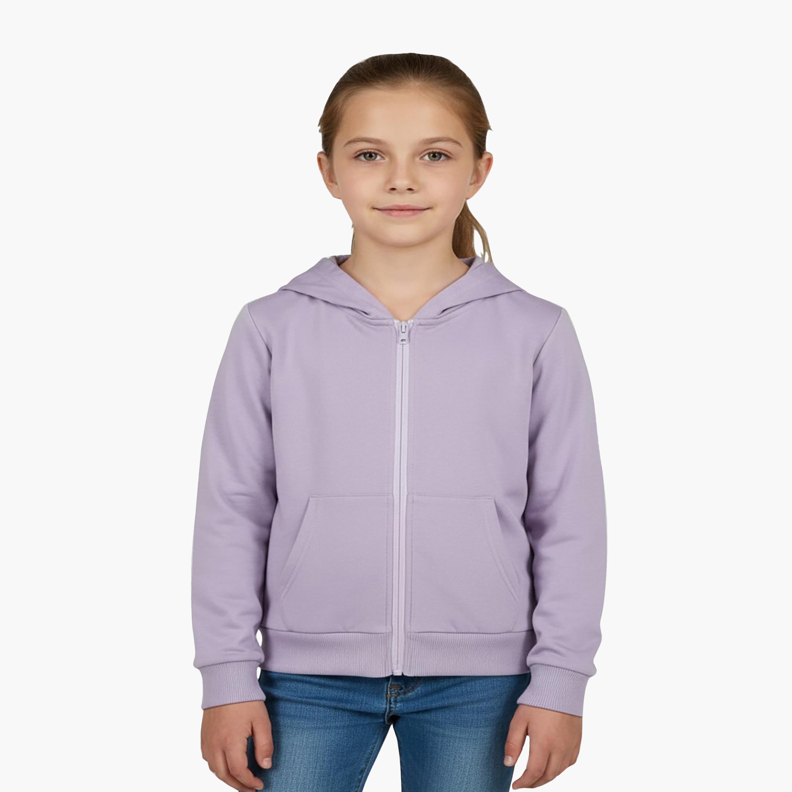 Babyqlo Front Zip Mild Winter Hooded Jacket-baby-girls-clothing-jacketsandcoats-image-1
