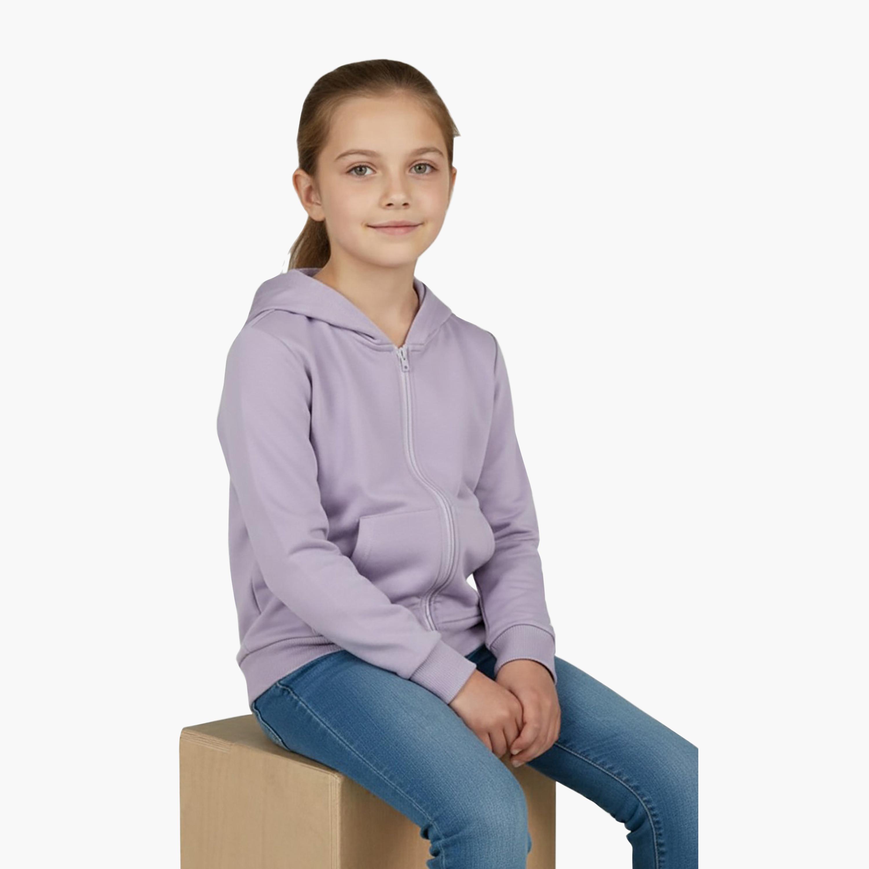 Babyqlo Front Zip Mild Winter Hooded Jacket-baby-girls-clothing-jacketsandcoats-image-4
