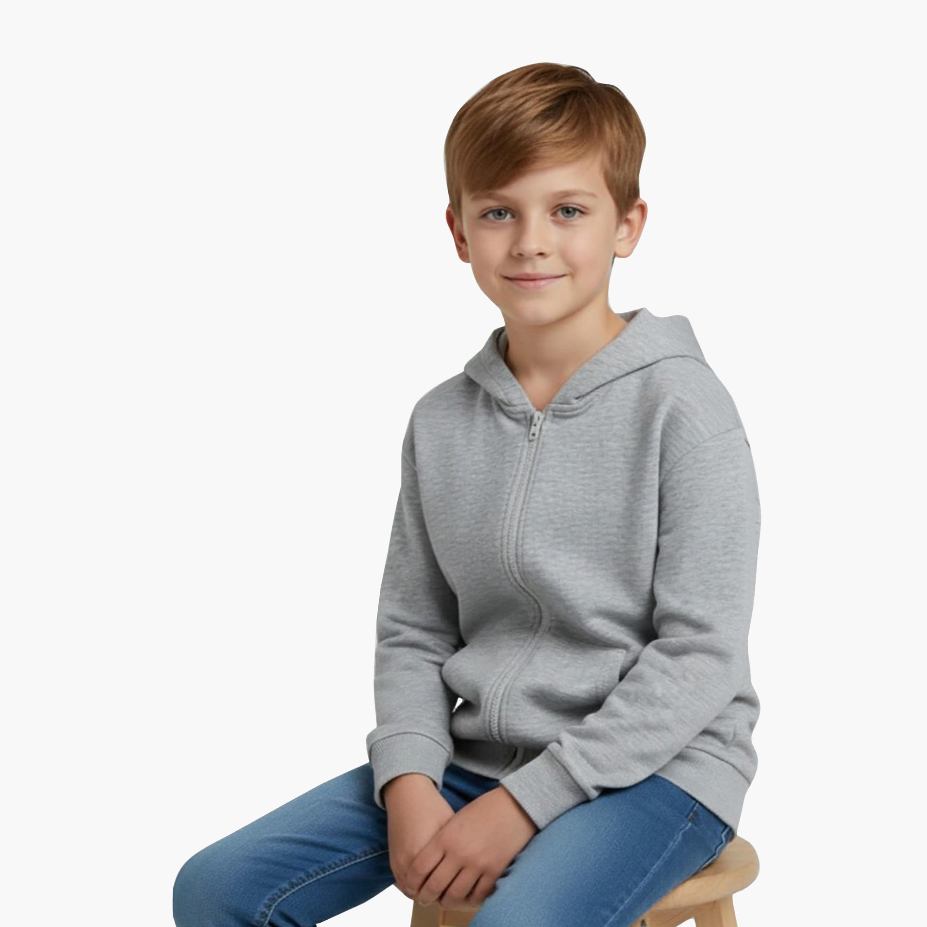 Babyqlo Front Zip Mild Winter Hooded Jacket-boys-clothing-jacketsandcoats-image-6