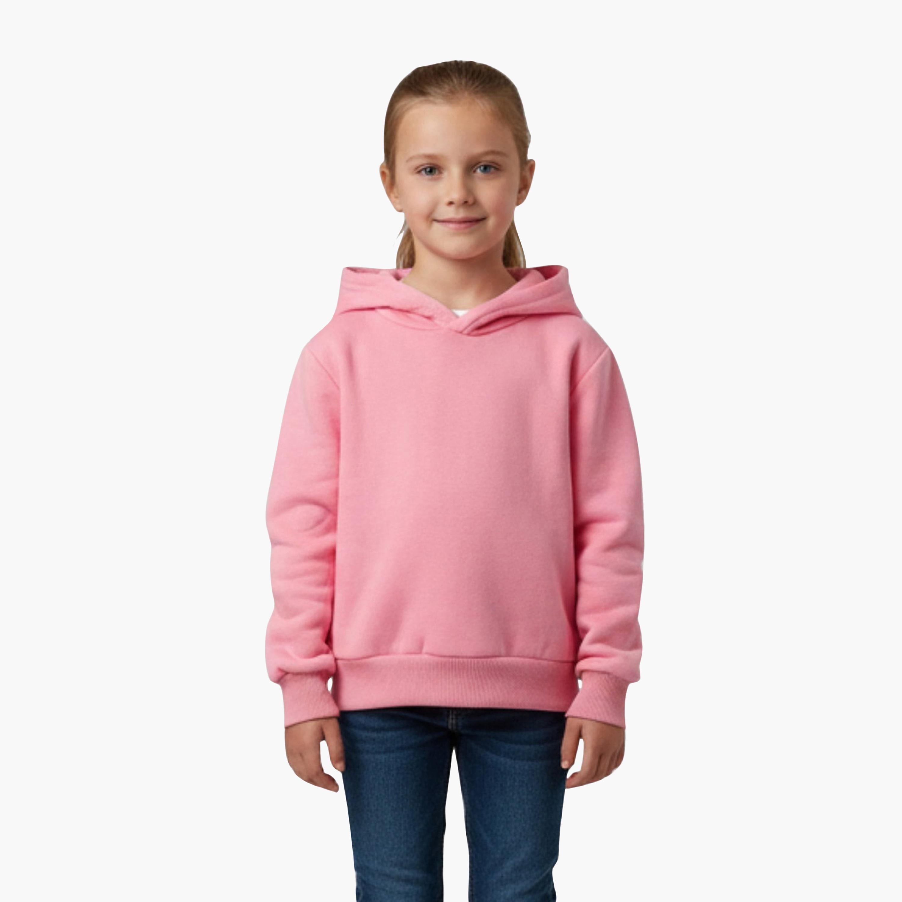 Babyqlo Classic Winter Fleece Hoodie-girls-clothing-sweatshirts-image-1