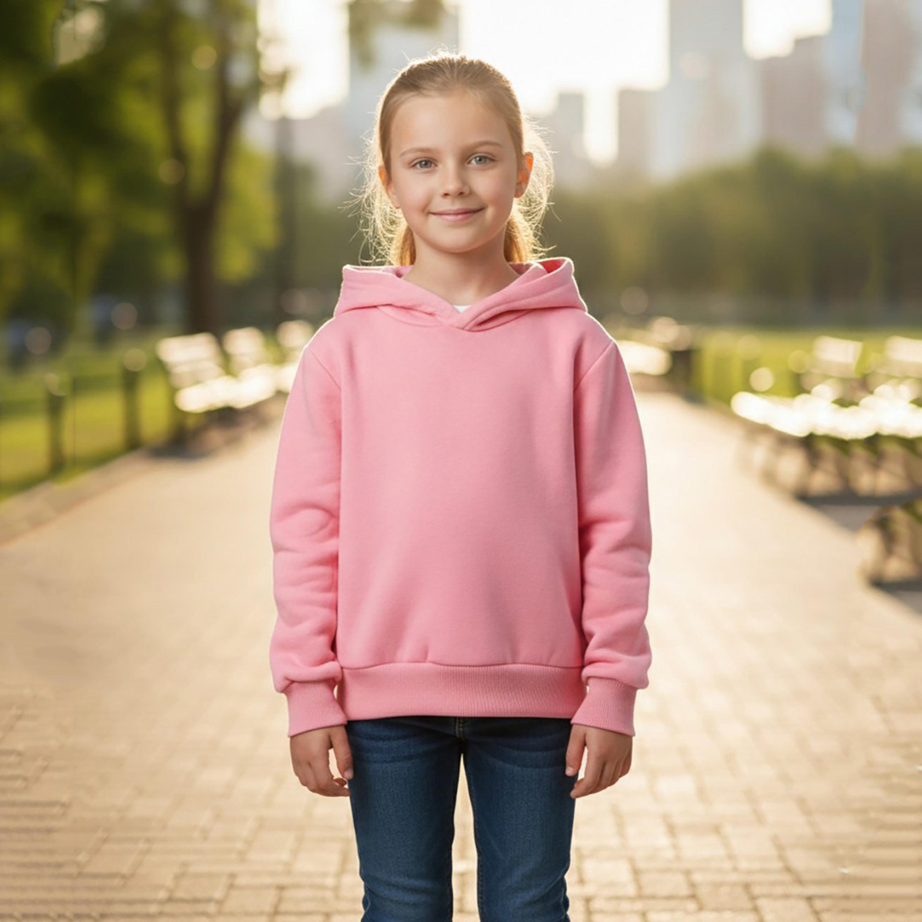 Babyqlo Classic Winter Fleece Hoodie-girls-clothing-sweatshirts-image-5