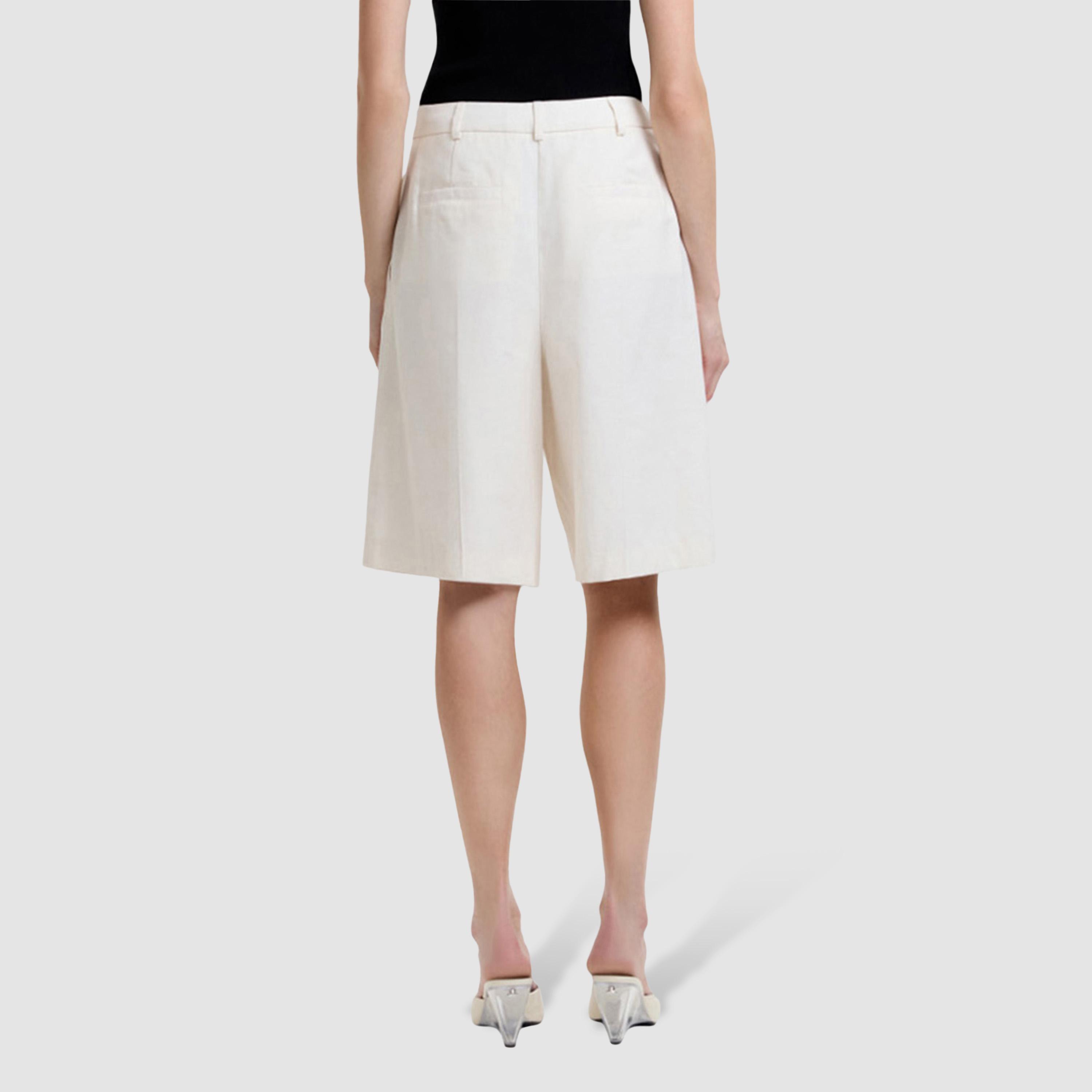 شورت برمودا نسائي لون أبيض من فرينش كونكشن-women-clothing-bottoms-shorts-image-4