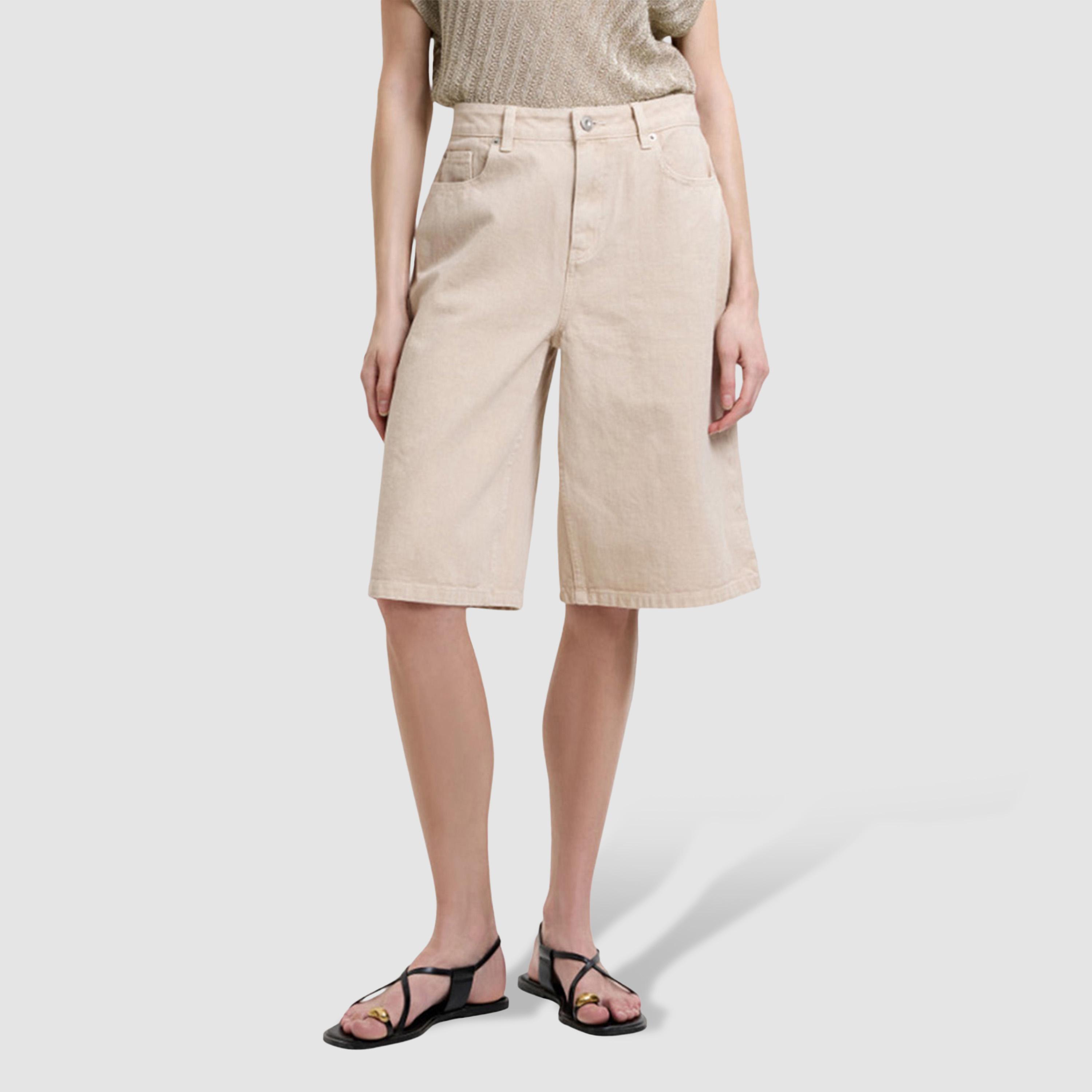 شورت دينيم نسائي قطن من فرينش كونكشن-women-clothing-bottoms-shorts-image-1