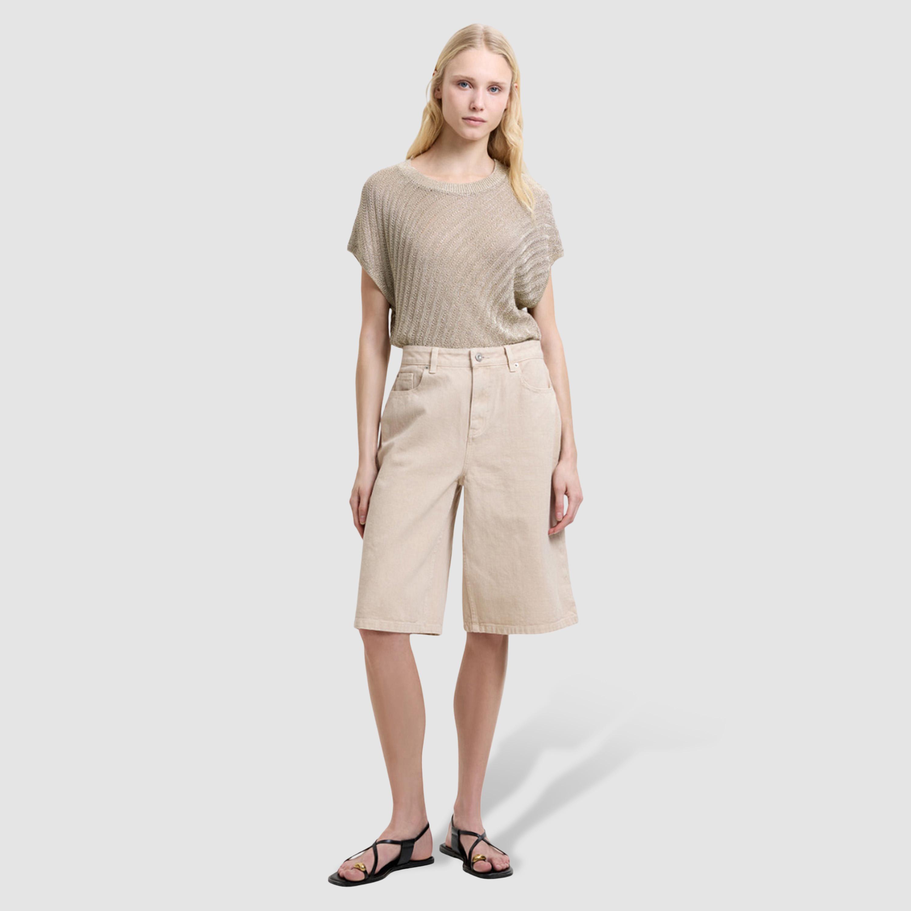 شورت دينيم نسائي قطن من فرينش كونكشن-women-clothing-bottoms-shorts-image-2