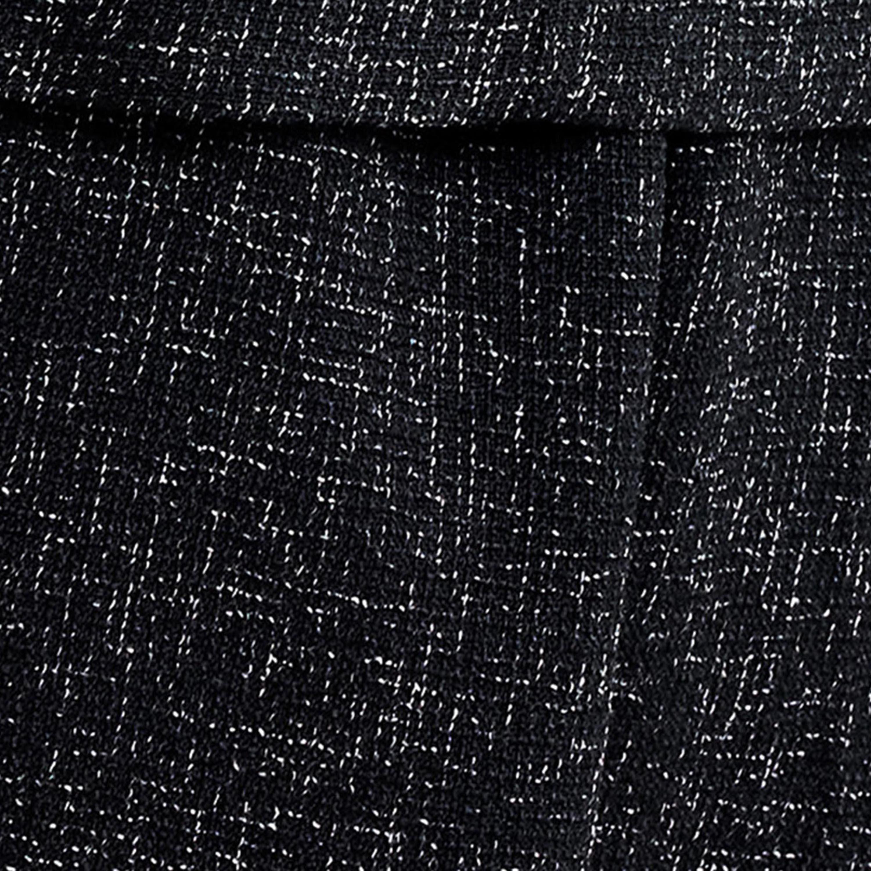 French Connection Black Textured Sweetheart Neck Women's Peplum Jumpsuit-women-clothing-jumpsuits-image-6