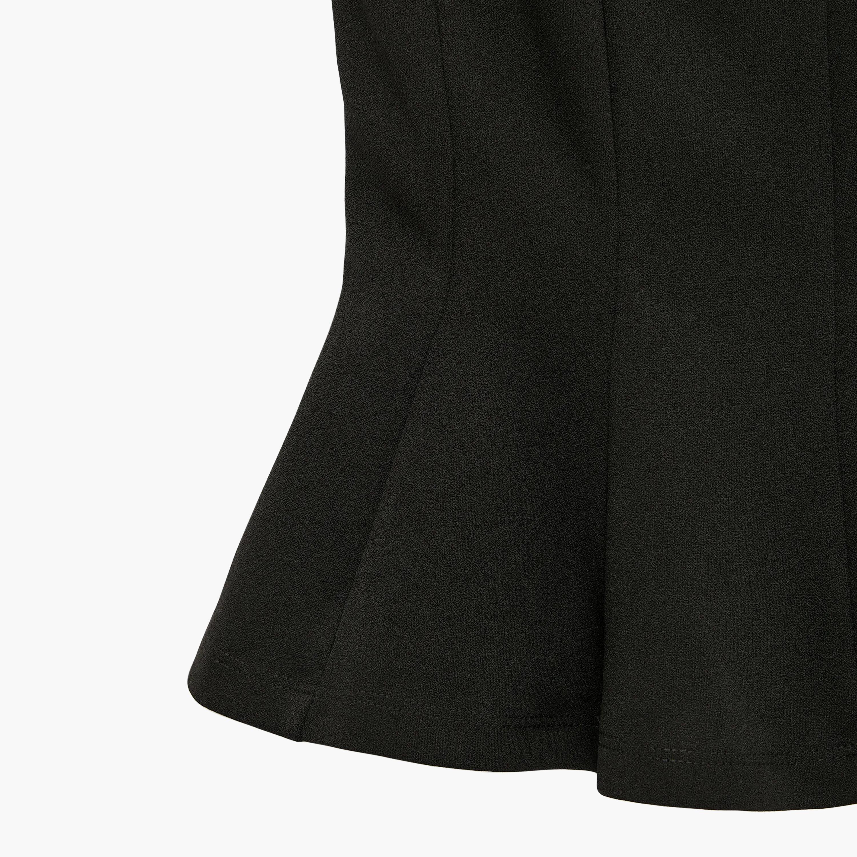 KOTON Black Women's Peplum Top-women-clothing-shirtsandblouses-blouses-image-7