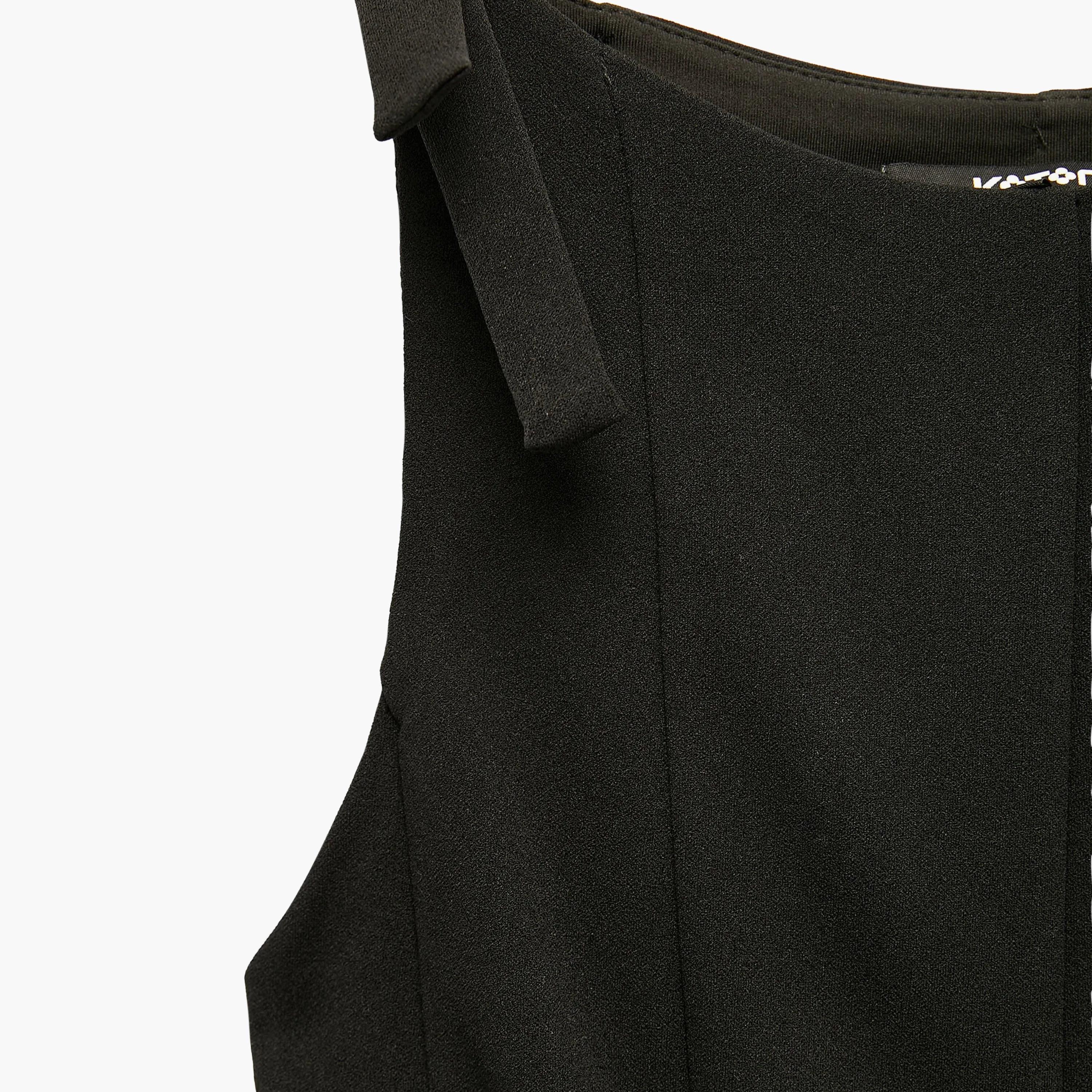 KOTON Black Women's Peplum Top-women-clothing-shirtsandblouses-blouses-image-8