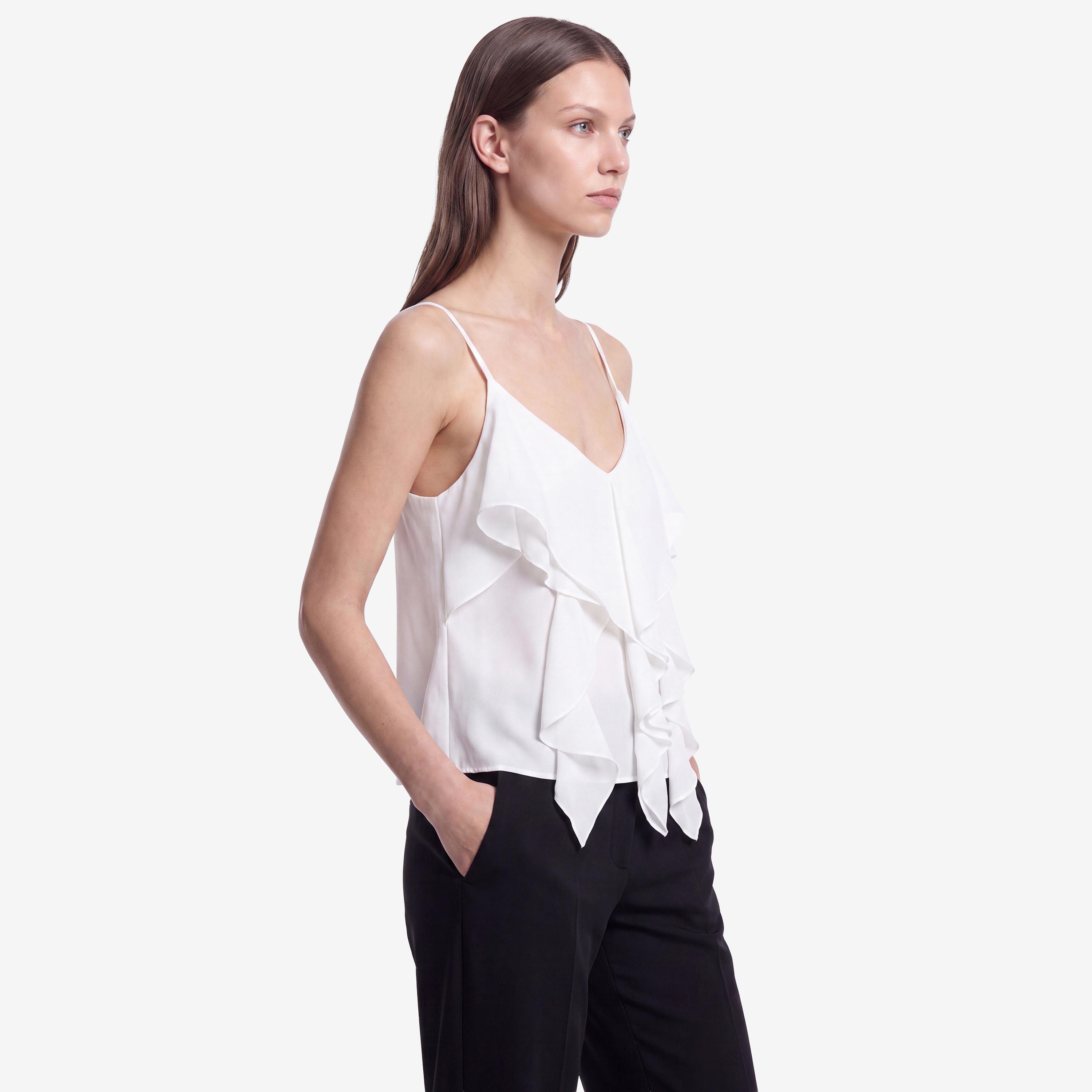KOTON White Women's Asymmetric Top-women-clothing-shirtsandblouses-blouses-image-3