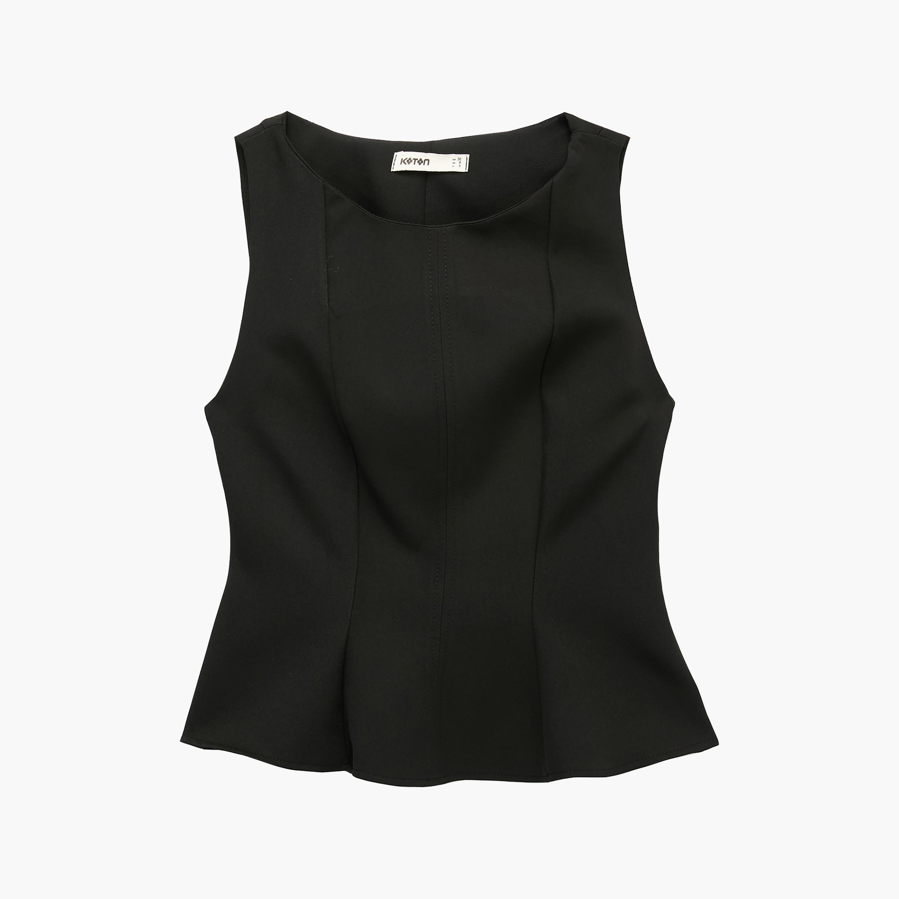 KOTON Women's Peplum Top-women-clothing-shirtsandblouses-blouses-image-5