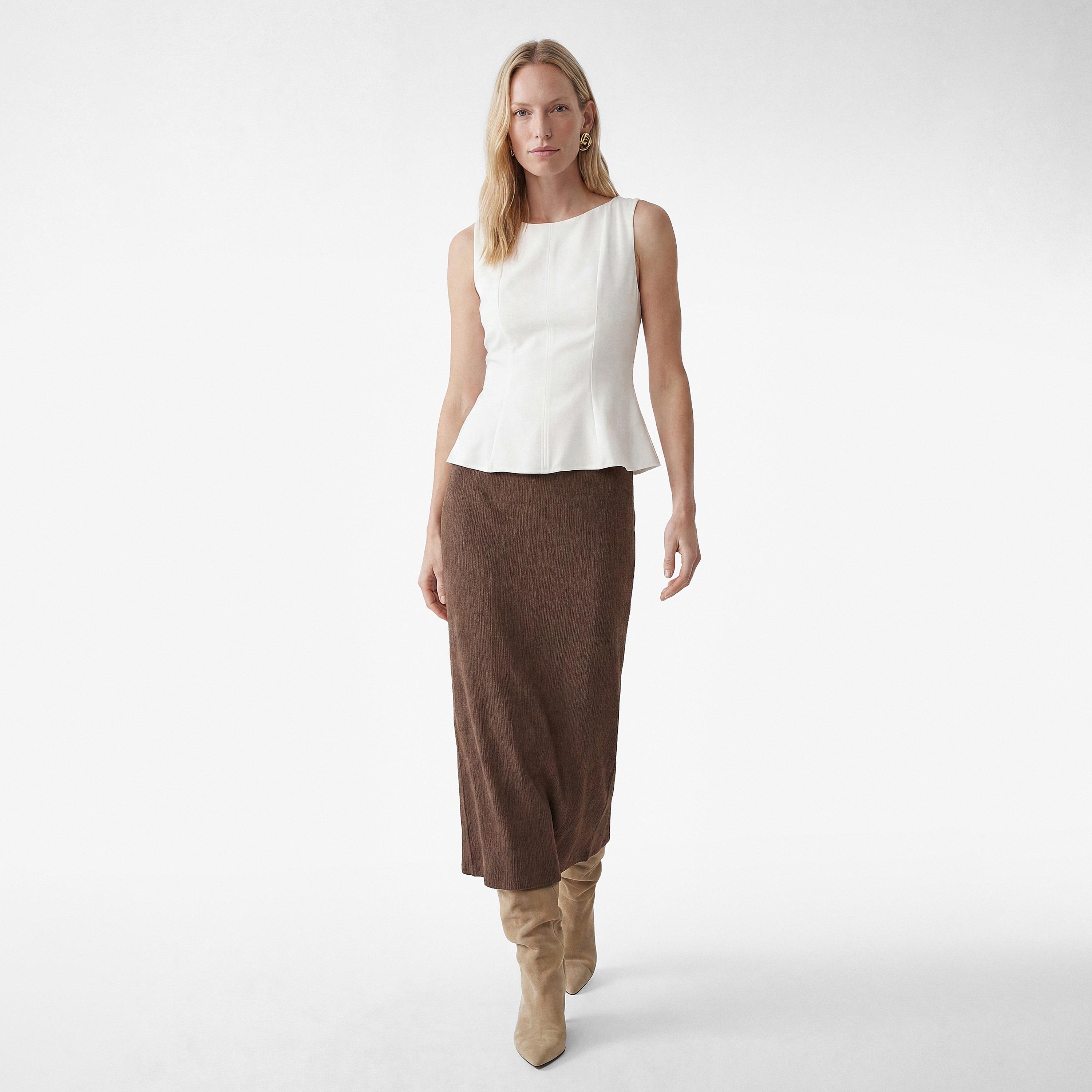 توب بيبلوم حريمي من كوتون-women-clothing-shirtsandblouses-blouses-image-2