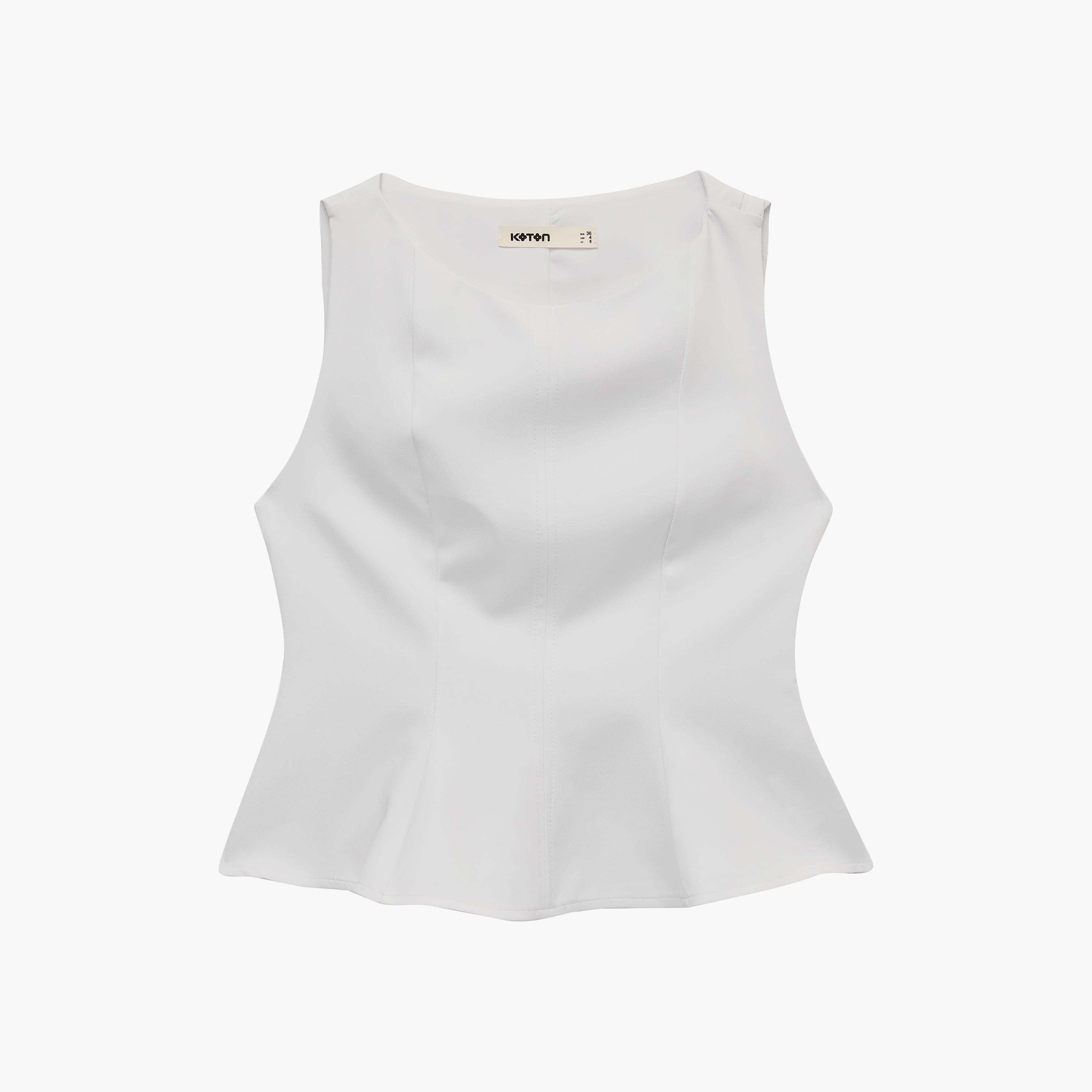 توب بيبلوم حريمي من كوتون-women-clothing-shirtsandblouses-blouses-image-3
