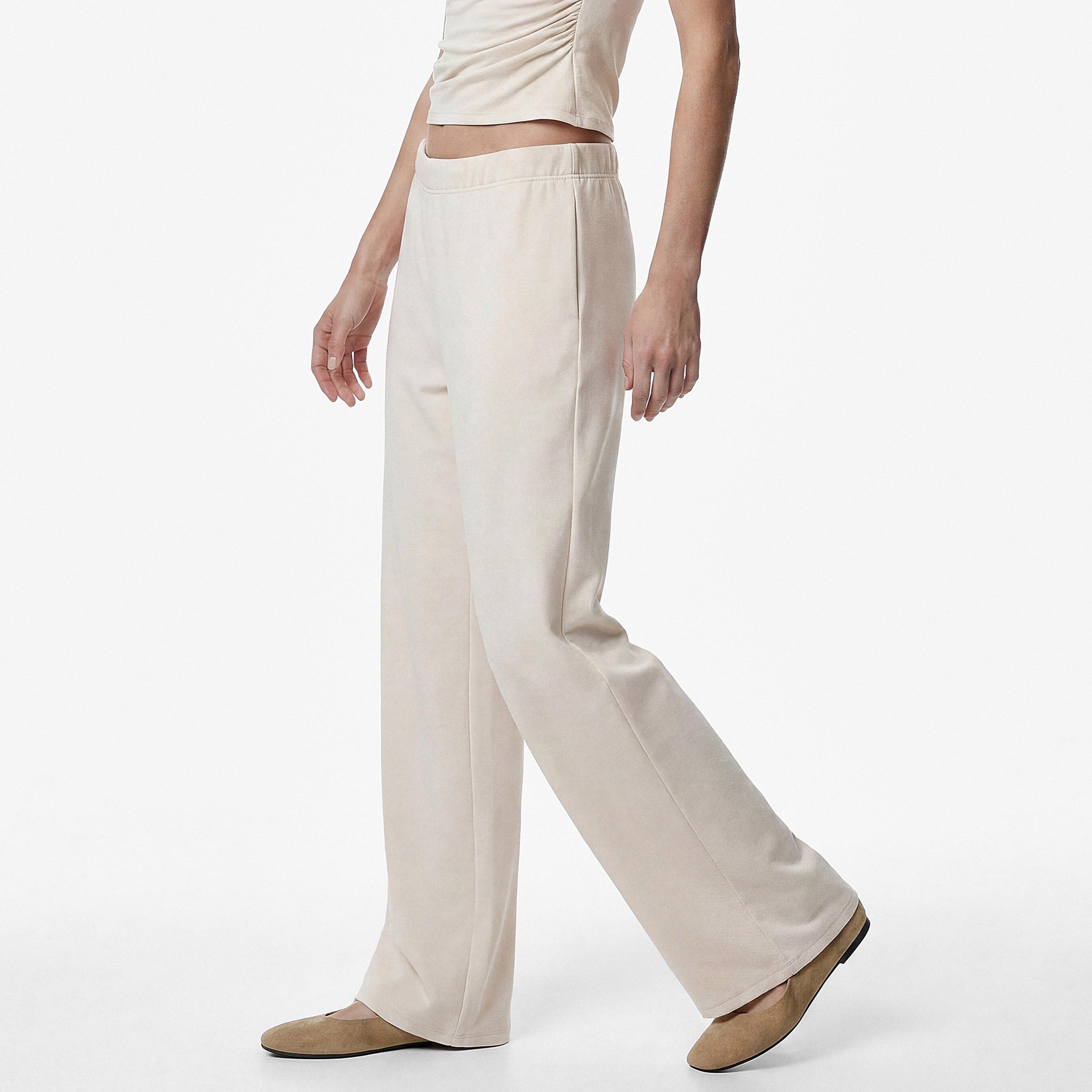 KOTON Elasticated Wide Leg Women's Trousers-women-clothing-trousers-image-3