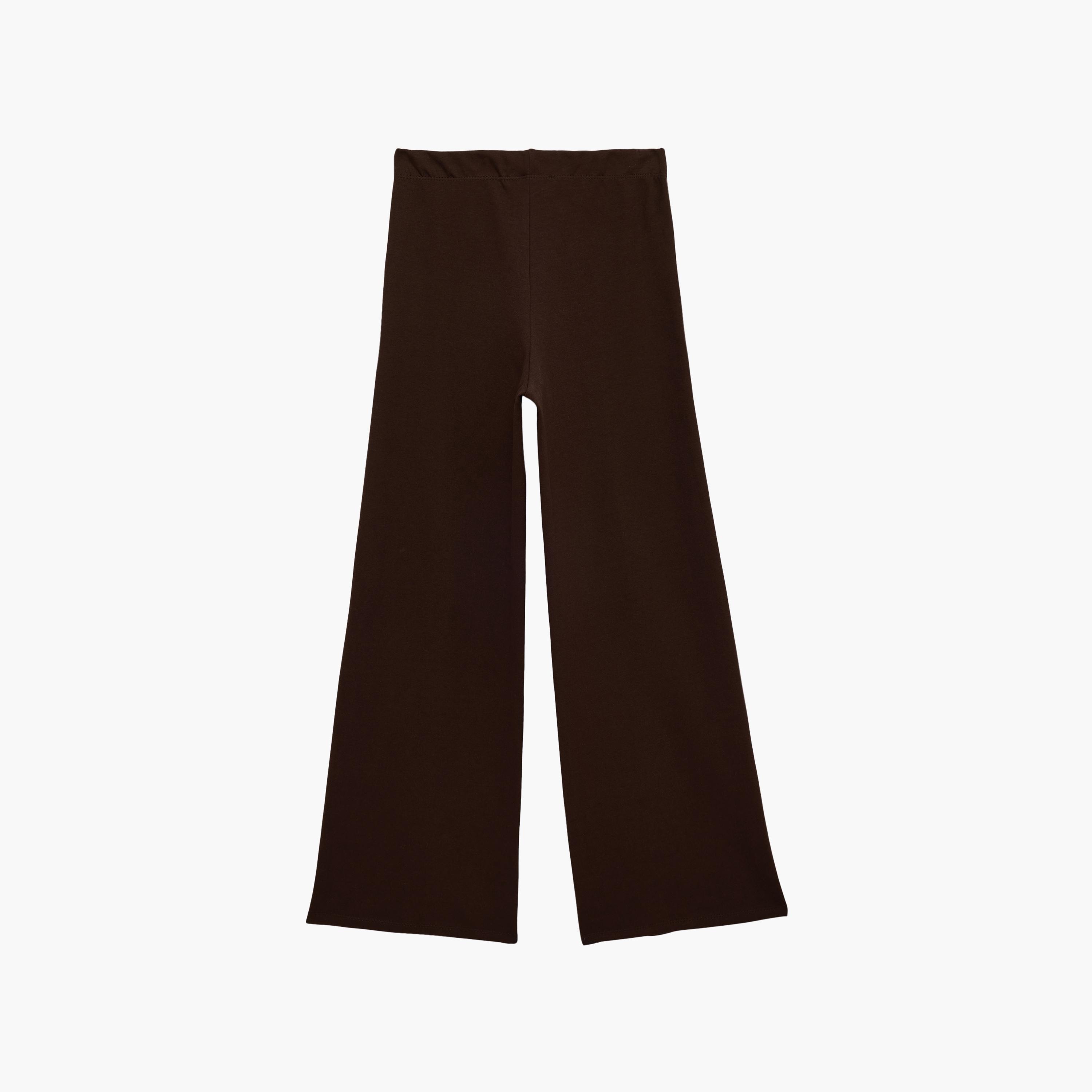 KOTON Elasticated Wide Leg Women's Trousers-women-clothing-trousers-image-4