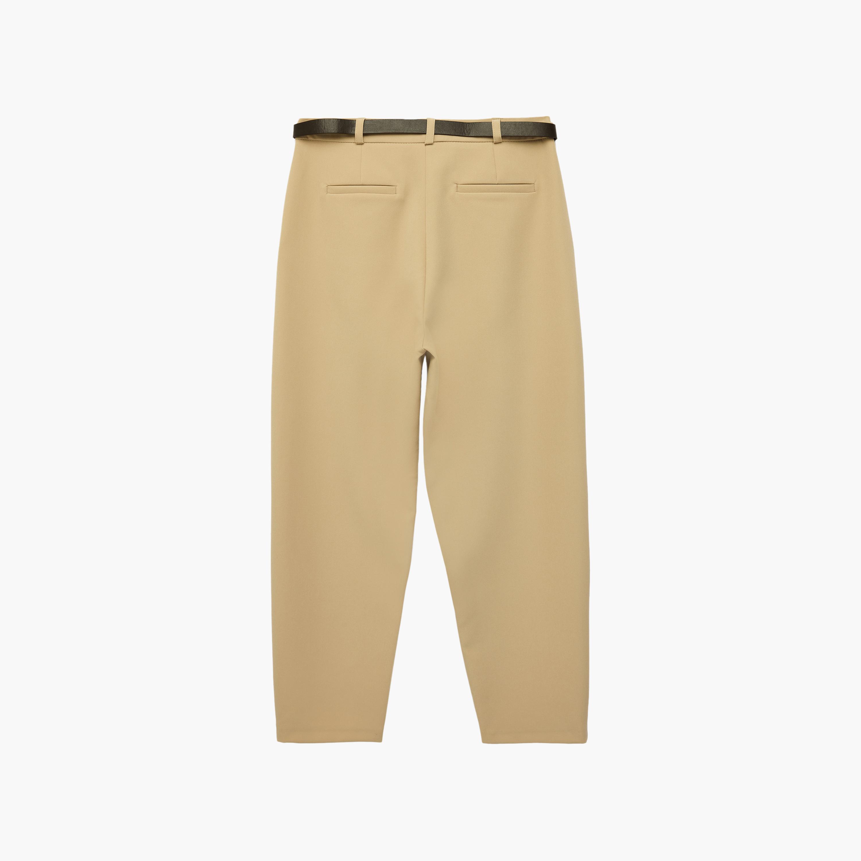 بنطال حريمي بقصة مدببة (تاپرد) وسحاب من كوتون-women-clothing-trousers-image-7