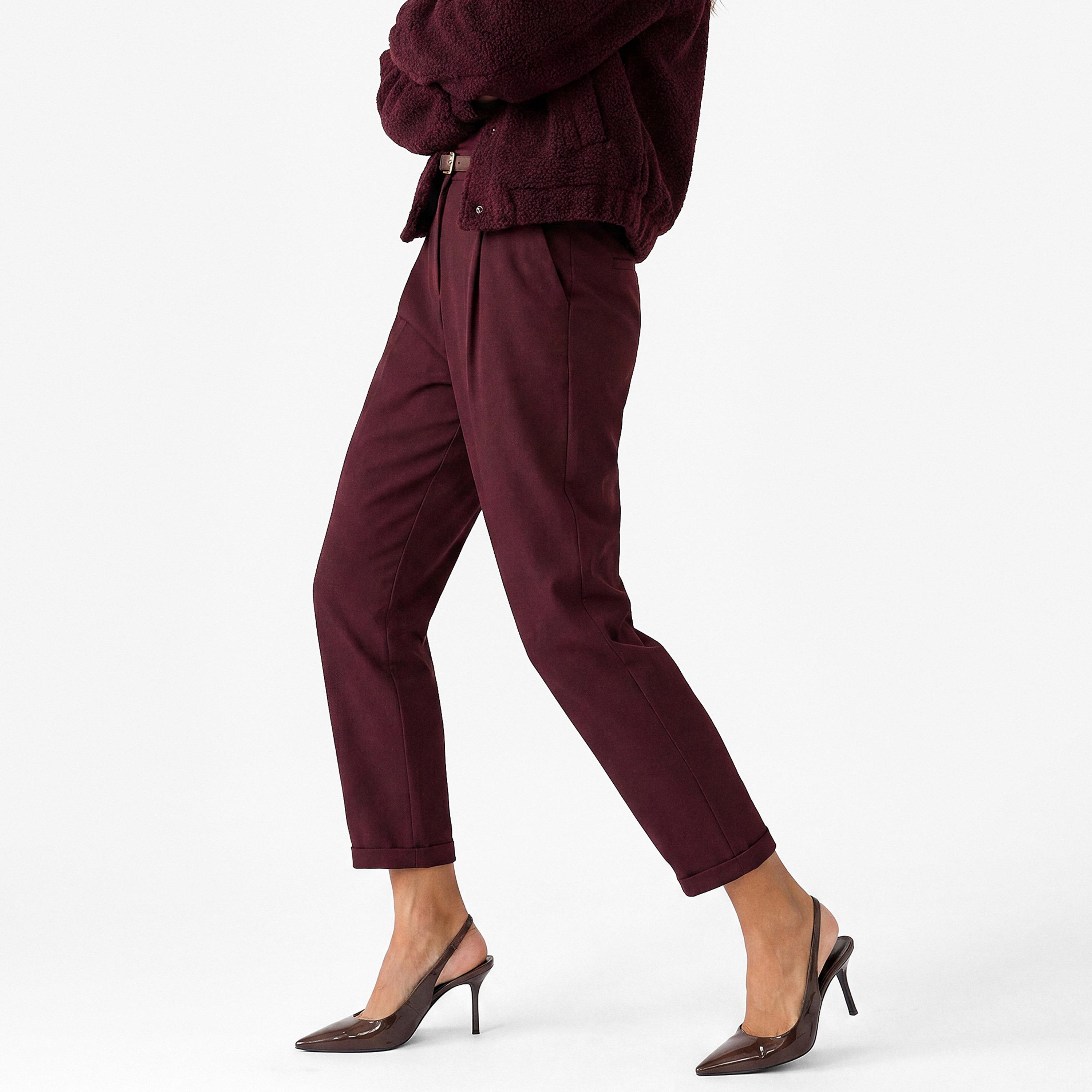 KOTON Zip Fly Women's Trousers-women-clothing-trousers-image-3