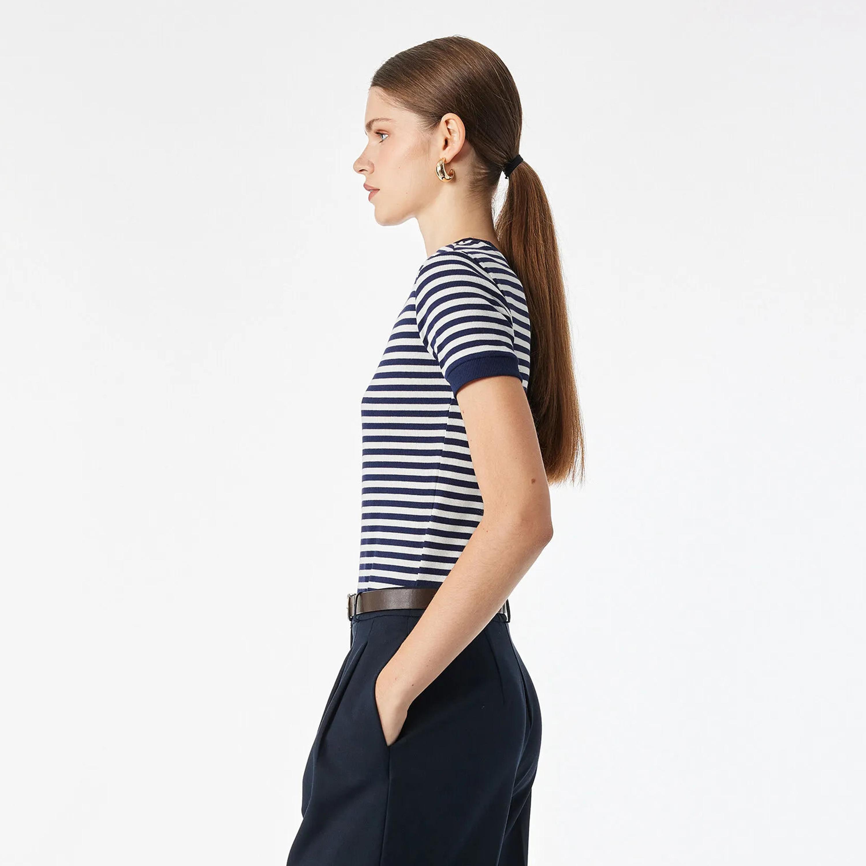 KOTON Striped Women's T-Shirt-women-clothing-tshirts-image-3